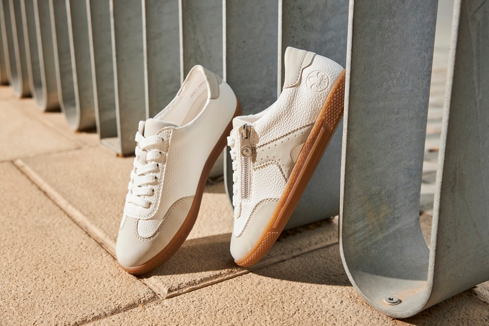 Rieker Sneaker, Halbschuh, Freizeitschuh, Schnürschuh mit Reißverschluss