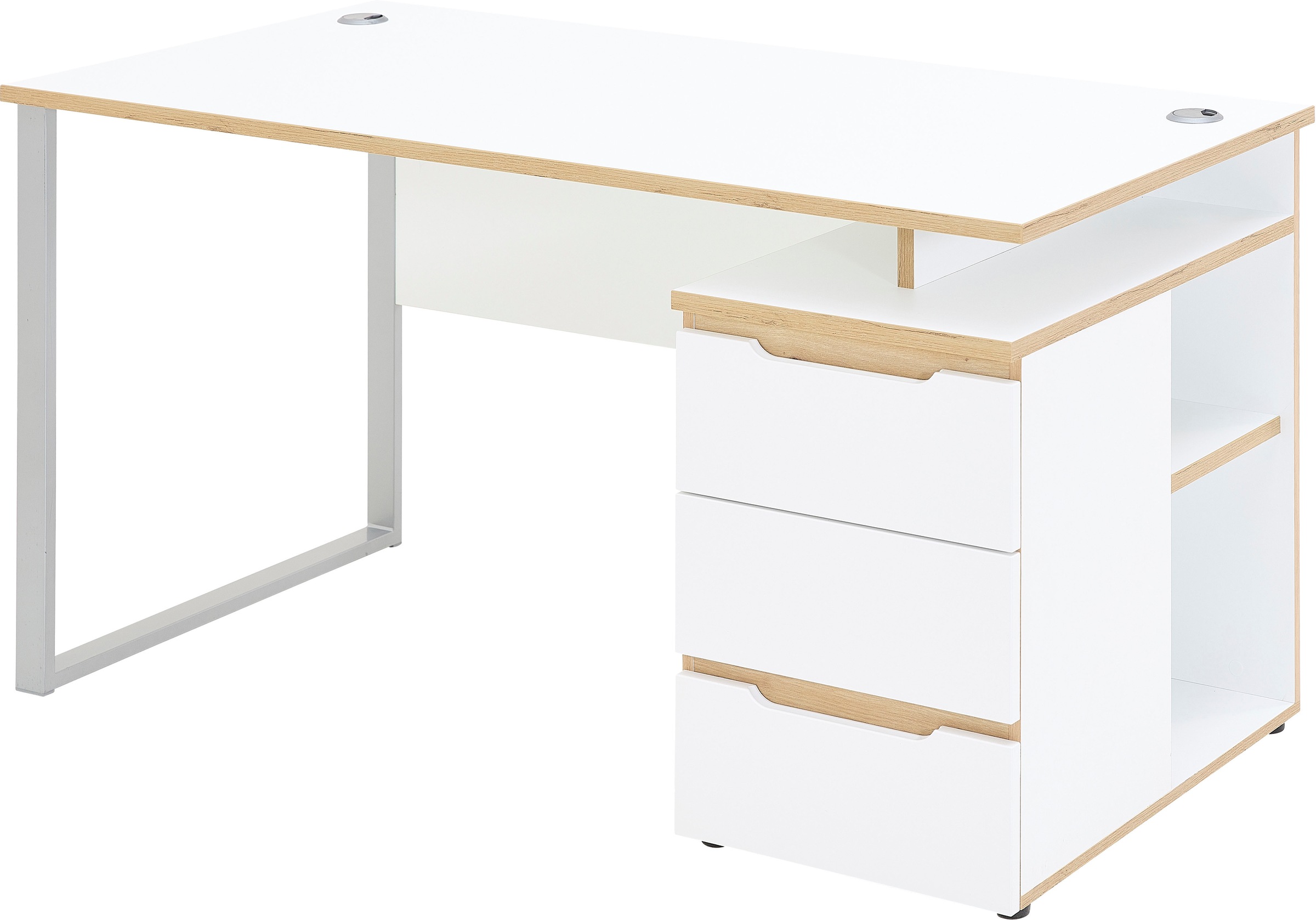 Innostyle Schreibtisch »Memphis Schreibtisch, 150x77x73cm (B/H/T)«, (1 St.), ABS-Kantenschutz, Soft Touch Oberfläche