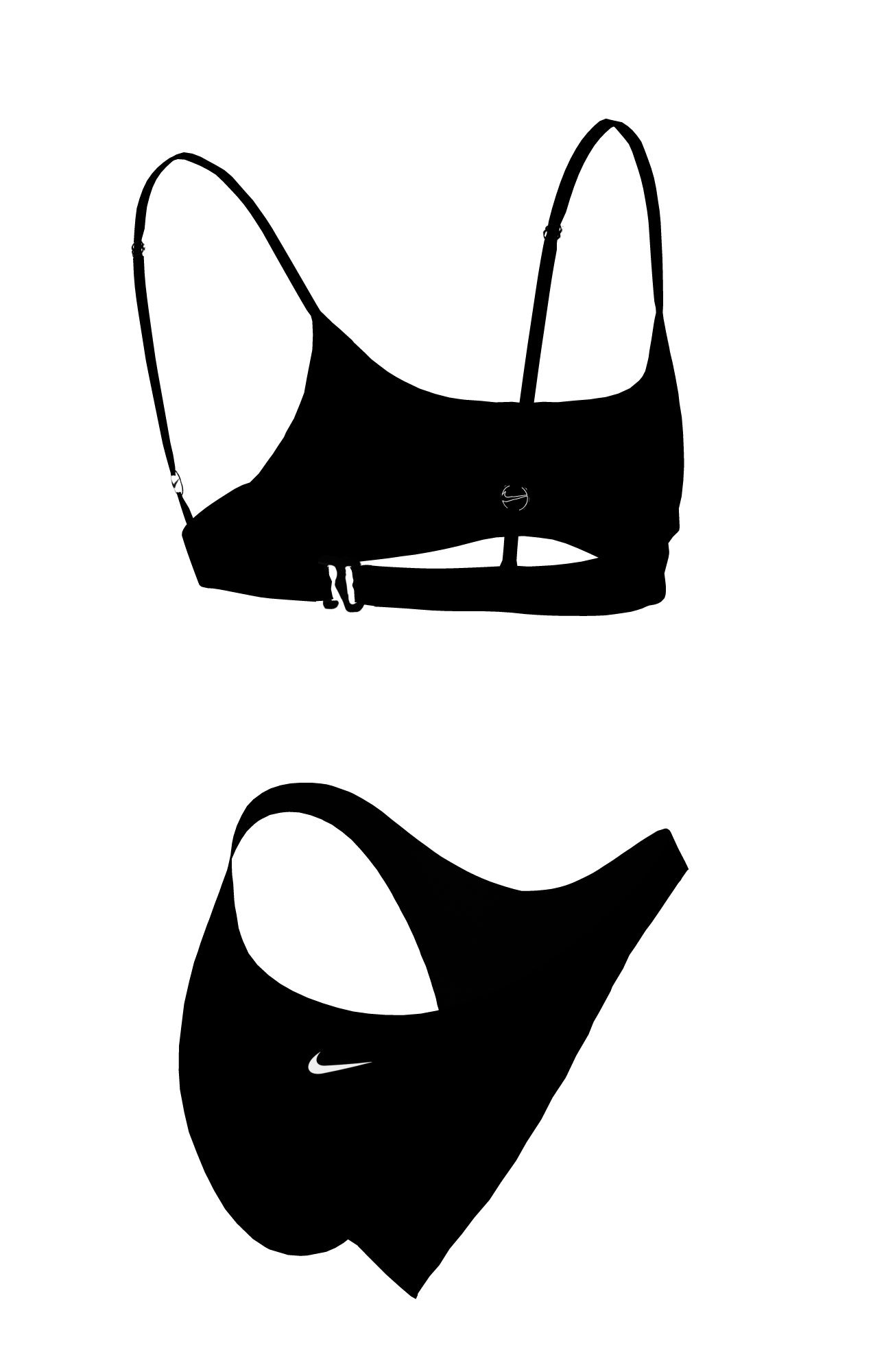 Nike Bustier-Bikini »BRALETTE BIKINI SET« Set, 2 Stk. für Jugendliche, sportlicher Stil, schnell trocknendes Material