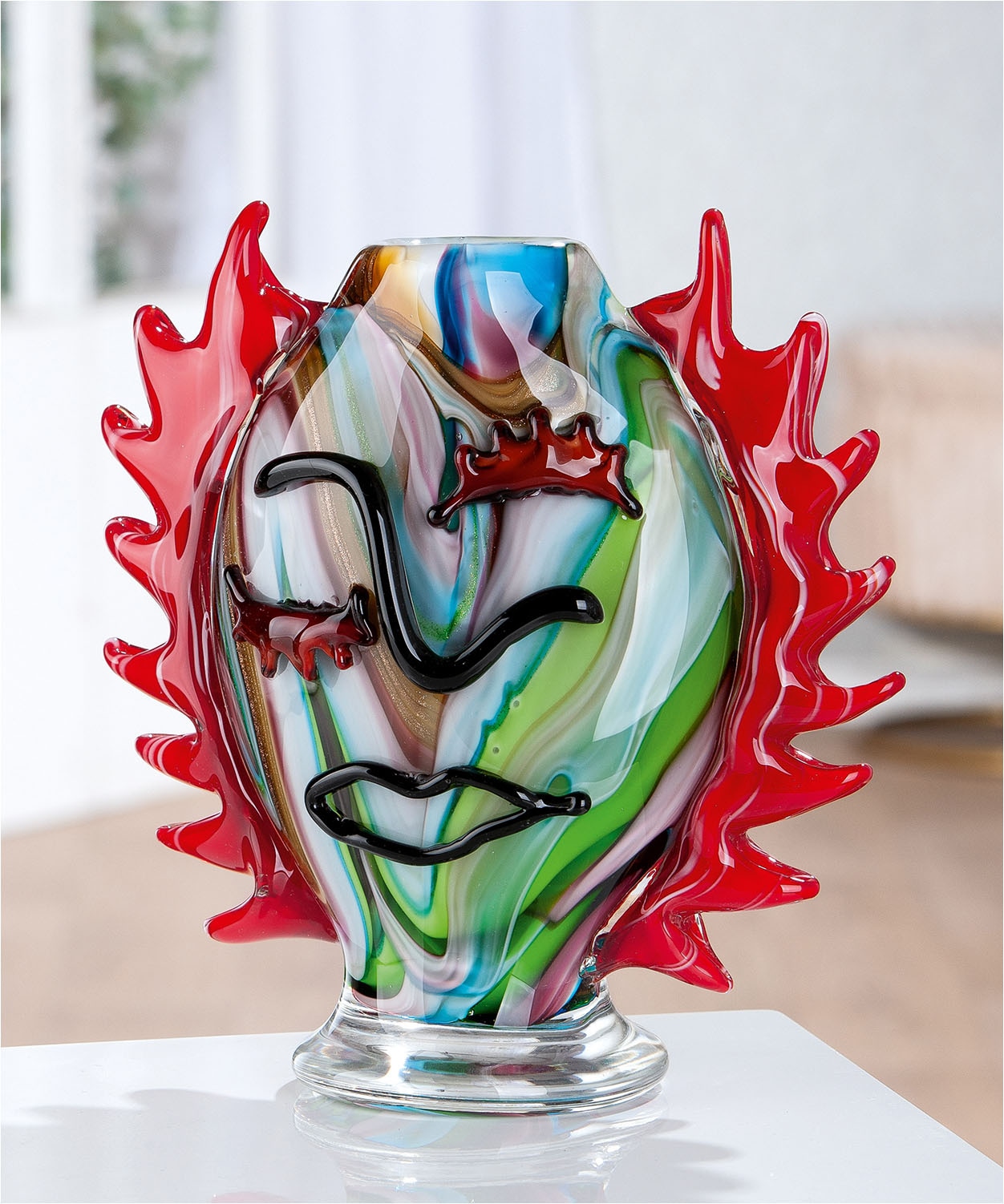 GILDE Tischvase »Gesichtsvase  Pepito«