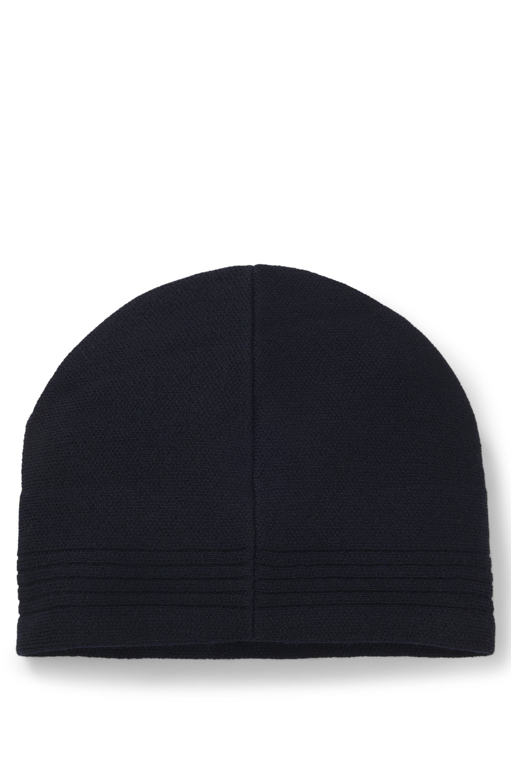 BOSS GREEN Beanie »Afleece Beanie X«, mit gummiertem Logo