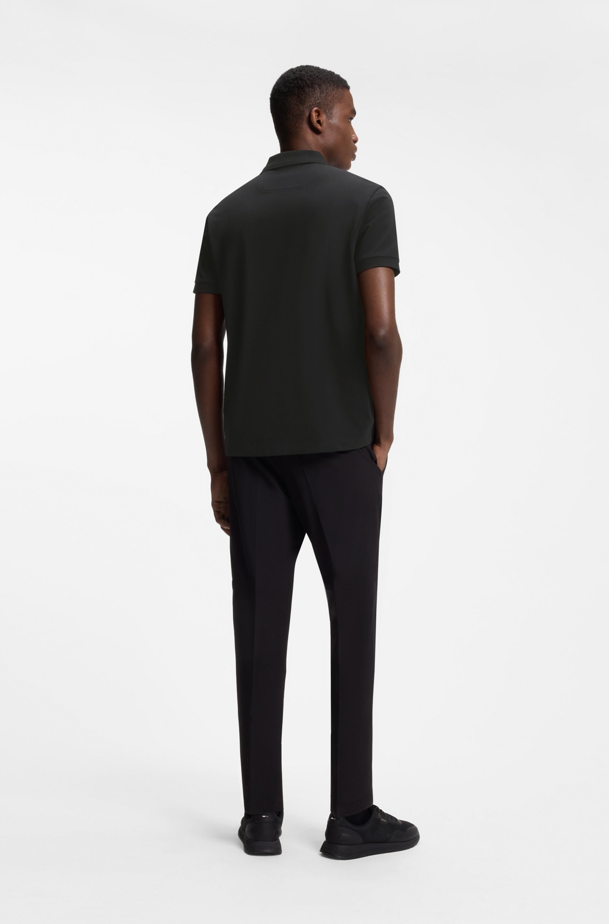 BOSS GREEN Poloshirt »Paddy Structure« Regular Fit, Reine Baumwolle, Logo-Patch