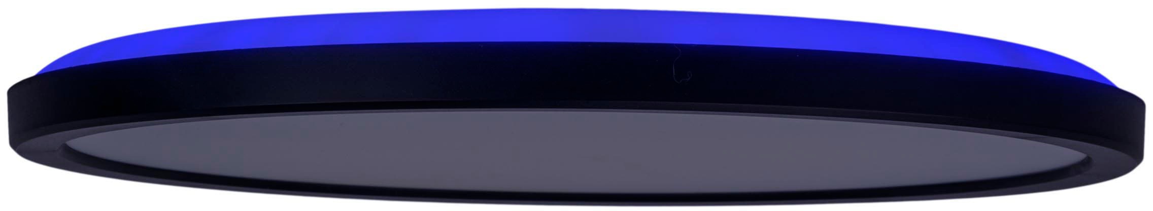 näve Deckenleuchte »LED "CARLO" mit RGB-Backlight D: 29,3 cm« 2 Stk. Kaltweiß | Neutralweiß | Warmweiß Dimmbar mit Memoryfunktion, Farbwechsler und Nachtlichtfunktion