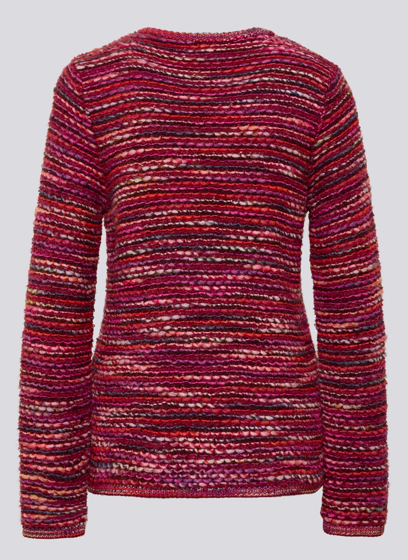 Rabe Strickjacke im Streifen-Design und in Strick-Optik