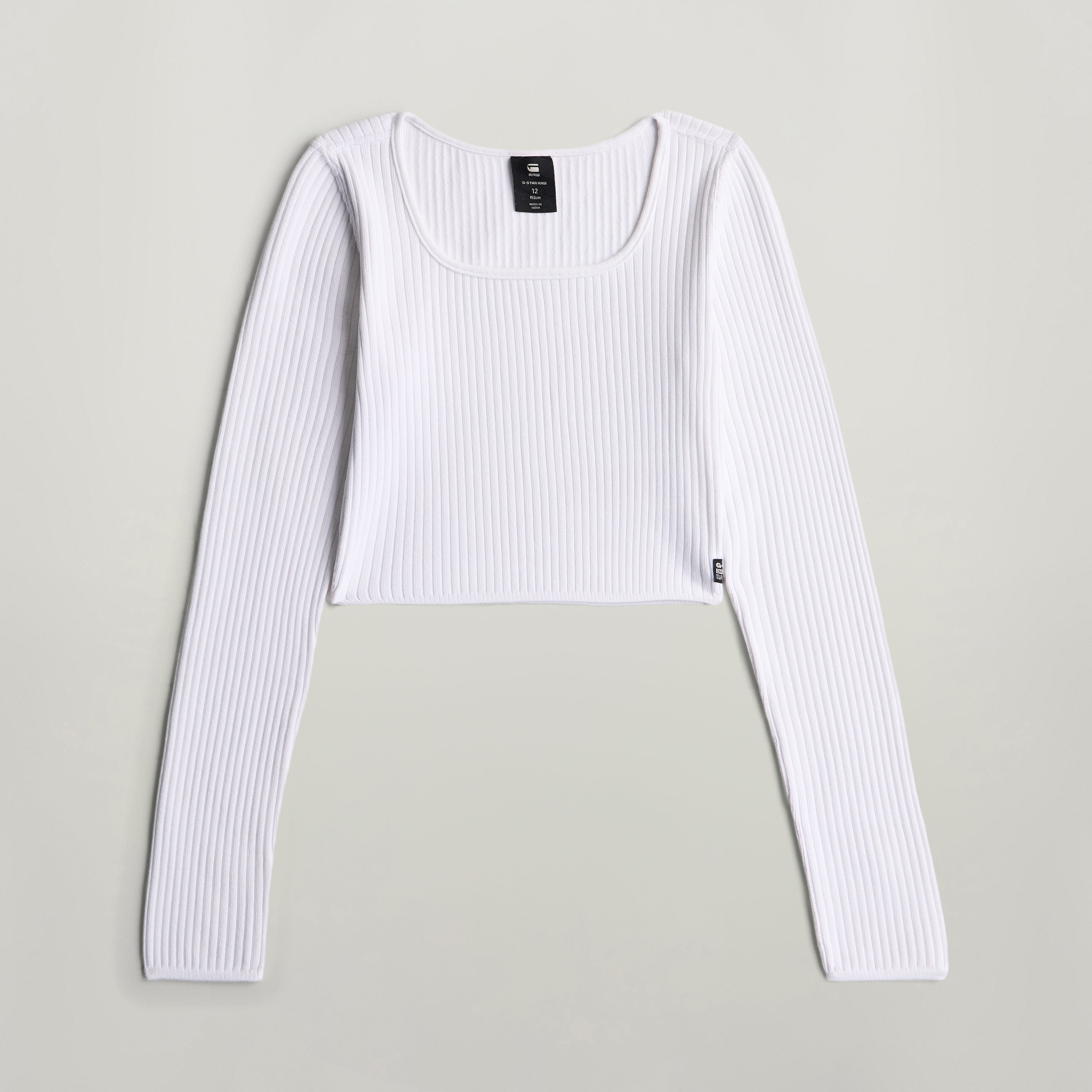 G-STAR Langarmshirt »KIDS, SOUTH TEE LS 2-PACK G« Packung,  in gerippter Struktur, Slim Fit