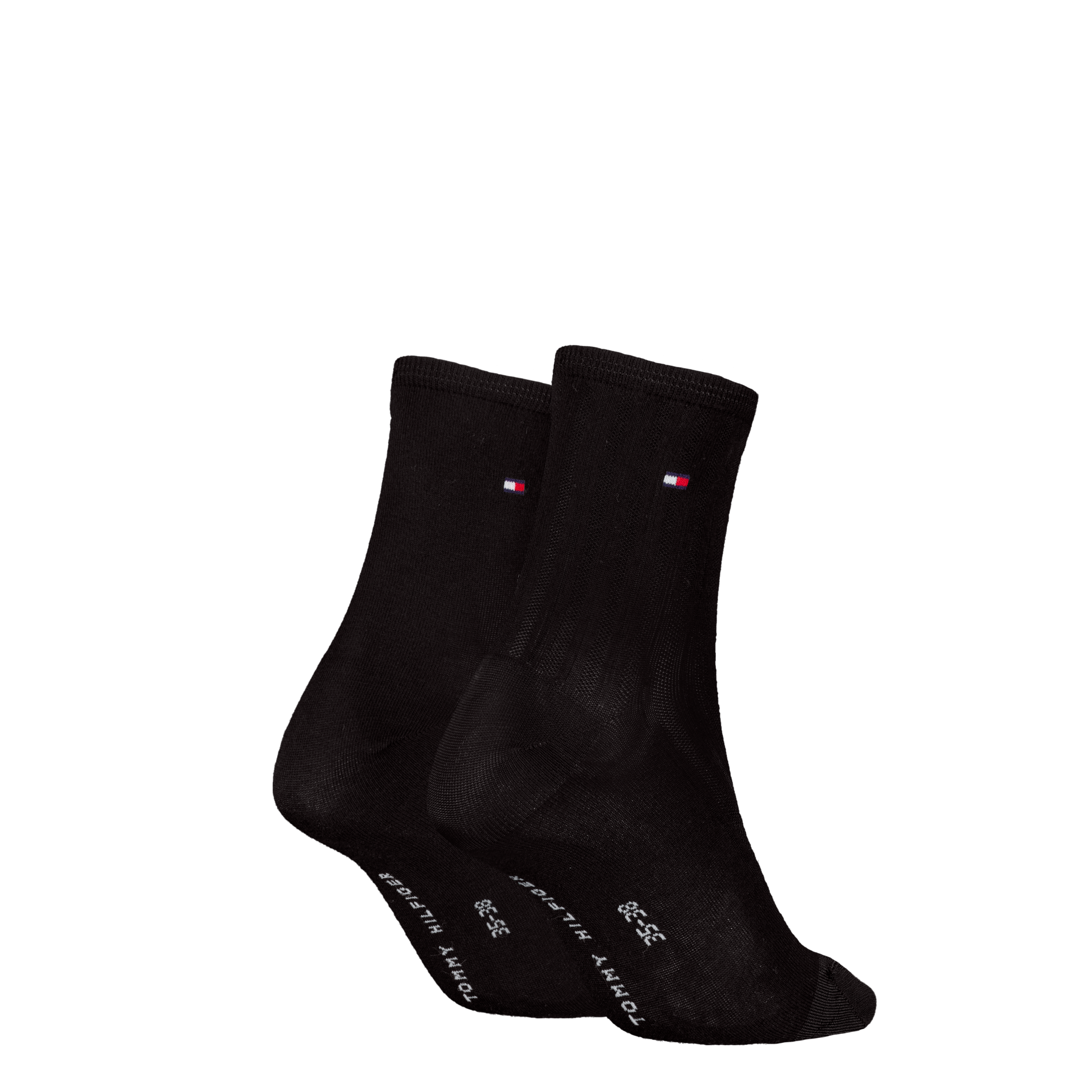 Tommy Hilfiger Socken »TH WOMEN SHORT SOCK 2P SHINE«, (2 Paar), mit feinem Rippendetail