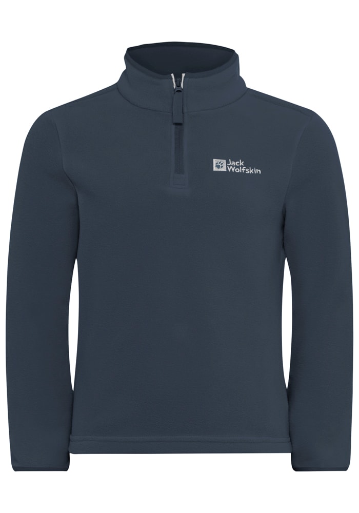 Jack Wolfskin Stehkragenpullover »TAUNUS HALFZIP K«, einfache Temperaturregulierung