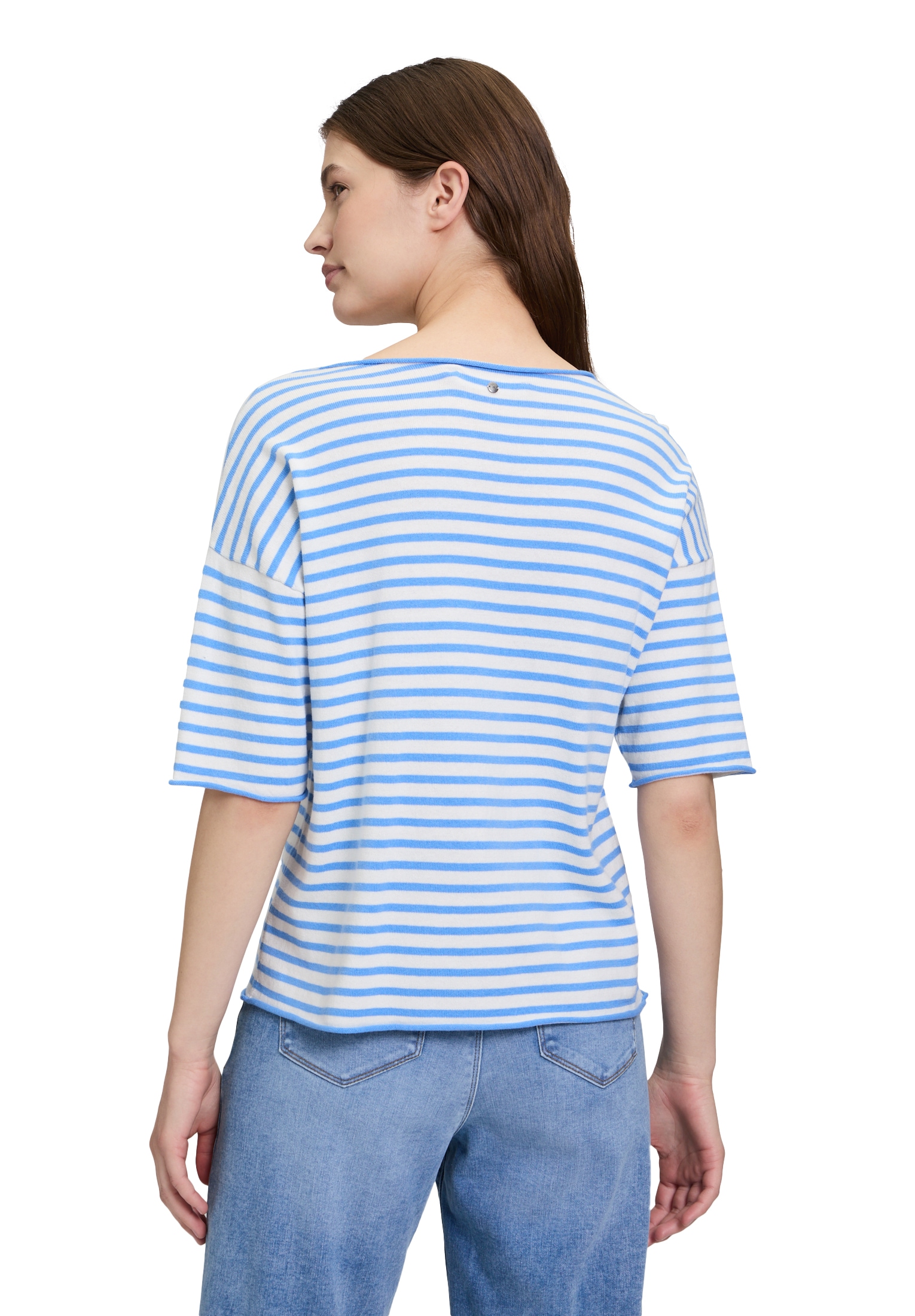 Betty&Co Strickpullover »Strickpullover mit U-Boot-Ausschnitt«