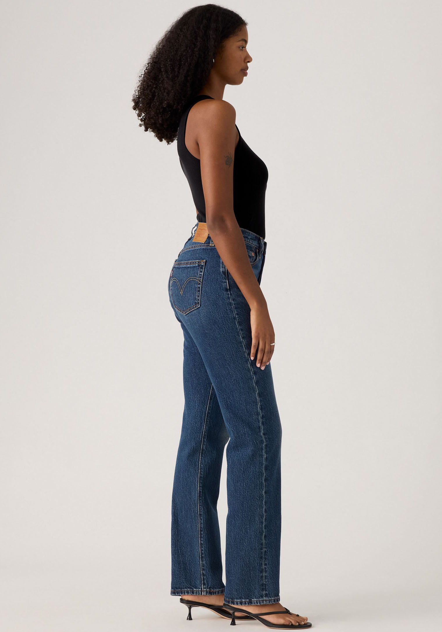 Levi's® Stretch-Jeans »LV Jeans 501 CURVE BLACKS«, mit gerader Beinform