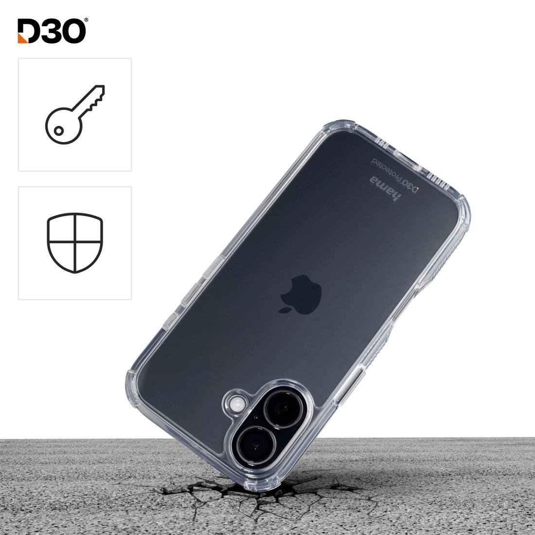 Hama Smartphone-Hülle »Handyhülle „Extreme Protect“ für iPhone 16 (stoßfest, sturzsicher)«, iPhone 16, 15,4 cm (6,1 Zoll)