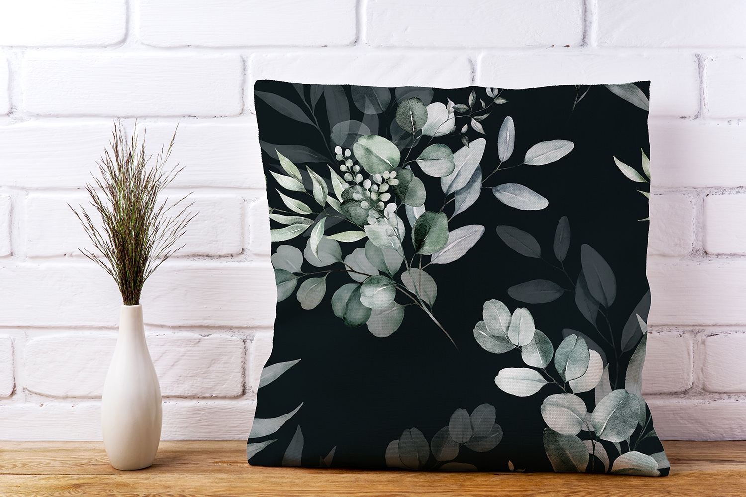 Bruno Banani Dekokissen »Eukalyptus - Kissenhülle - Kissenbezug« 40x40cm - mit Reißverschluss