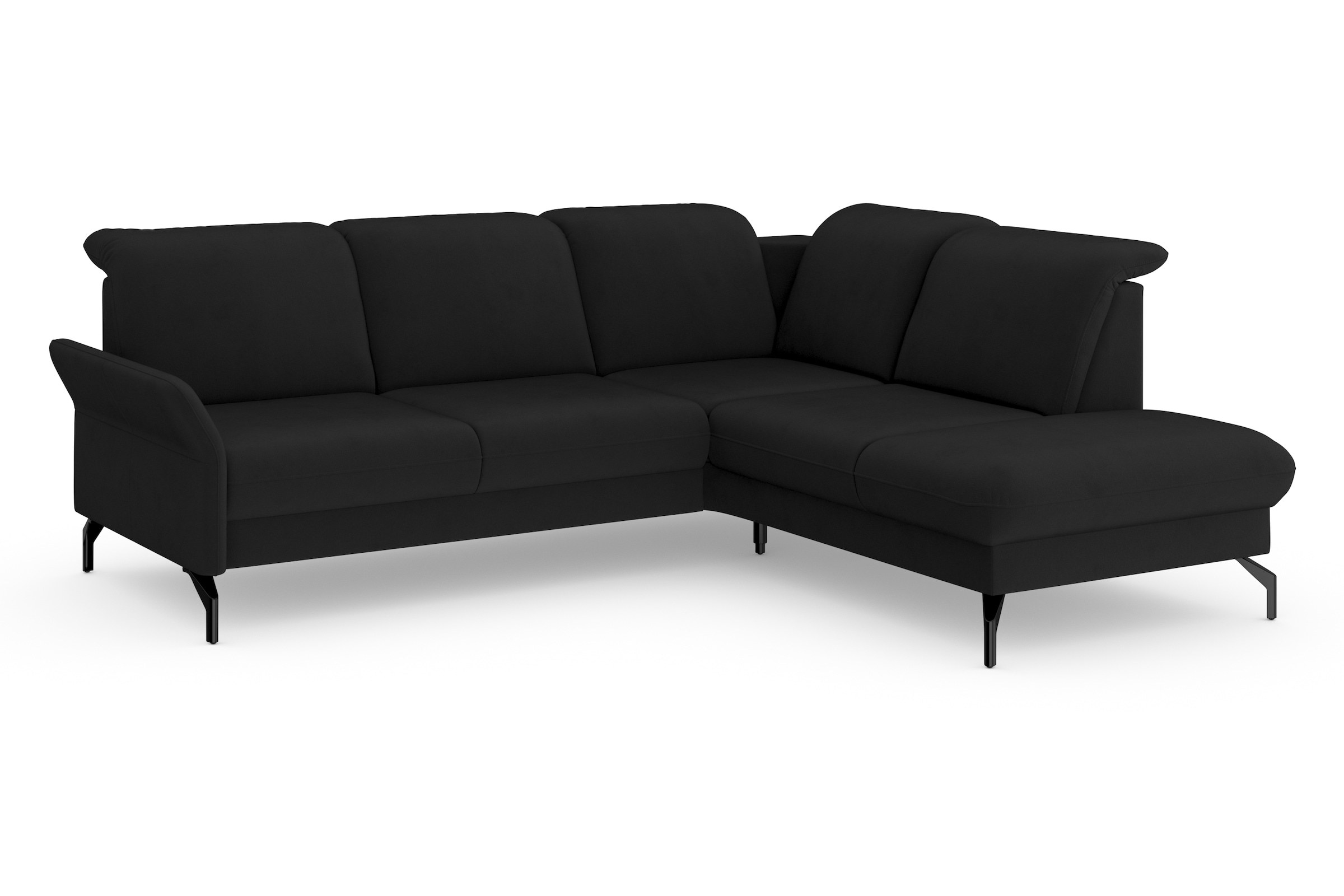 sit&more Ecksofa »Fashion L-Form« wahlweise mit Kopfteilverstellung und Vorziehsitz, motorisch