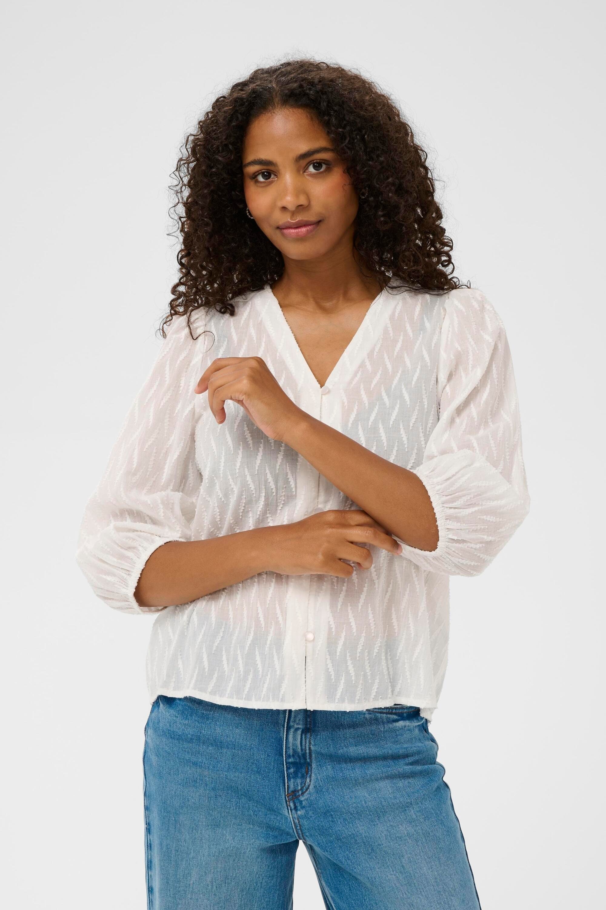 KAFFE Langarmhemd »Langarm - Hemd KAgabriela«