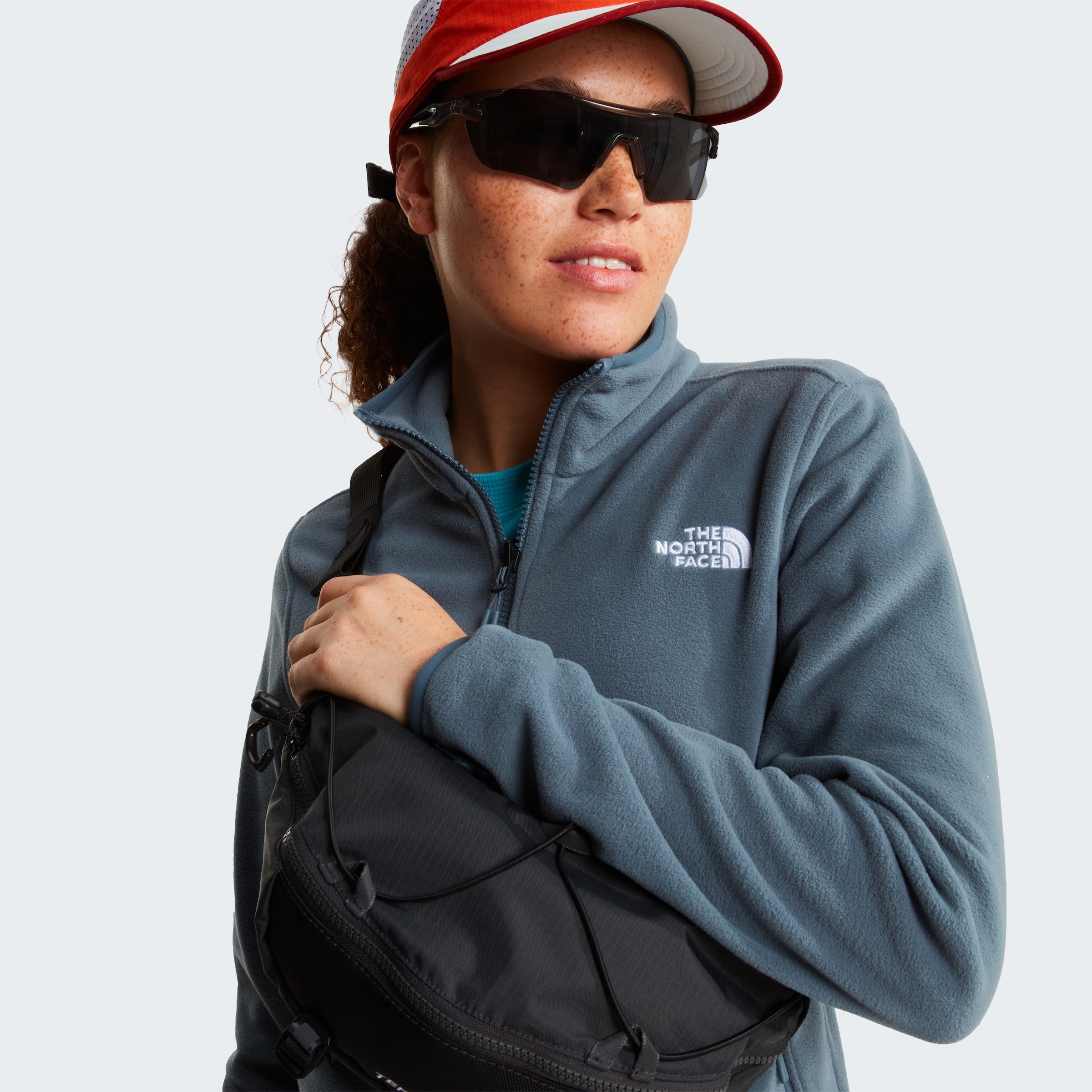 The North Face Fleecejacke »W GLACIER FLEECE JACKET« für Erwachsene, feuchtigkeitsabweisendes Material, sportlicher Stil