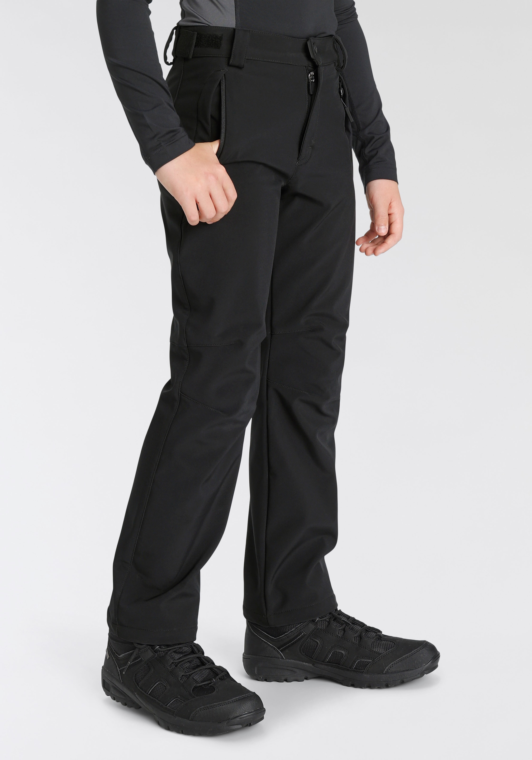 CMP Softshellhose »KID LONG PANT für Kinder«, Atmungsaktiv & Winddicht & Wasserabweisend & für Kinder