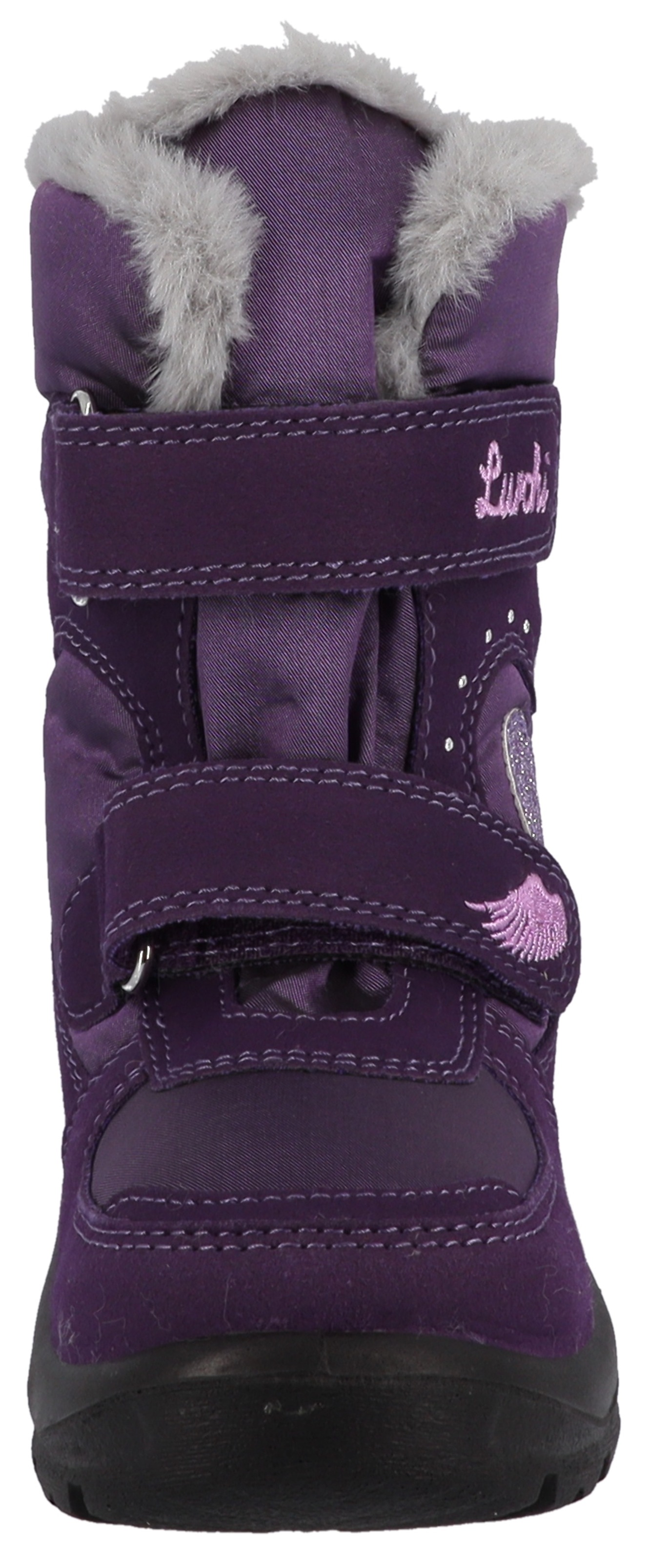 Lurchi Winterboots »Keely-SYMPATEX, Blinkschuh«  Klettstiefel mit Glitzerherz, Größenschablone zum Download