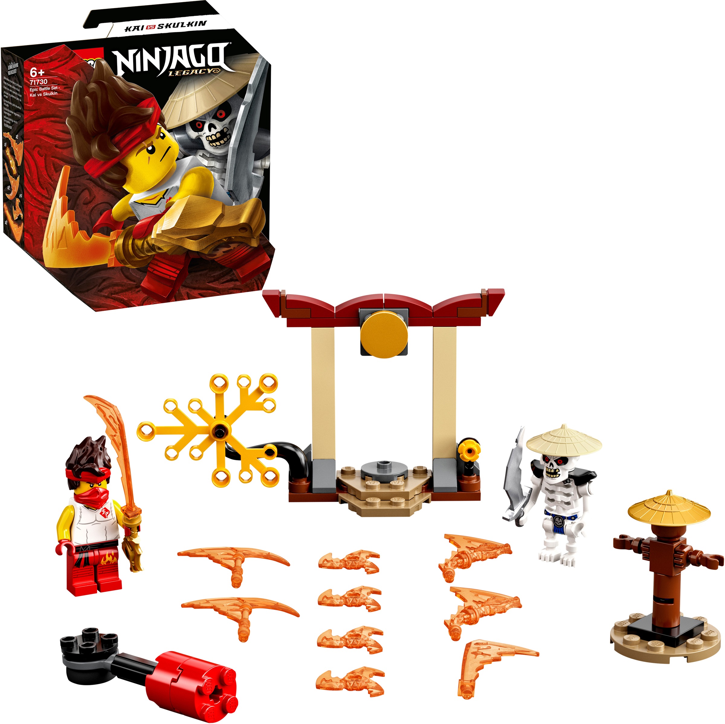 LEGO® Konstruktionsspielsteine »Battle Set: Kai vs. Skulkin (71730), LEGO® NINJAGO®«, (61 St.), Made in Europe