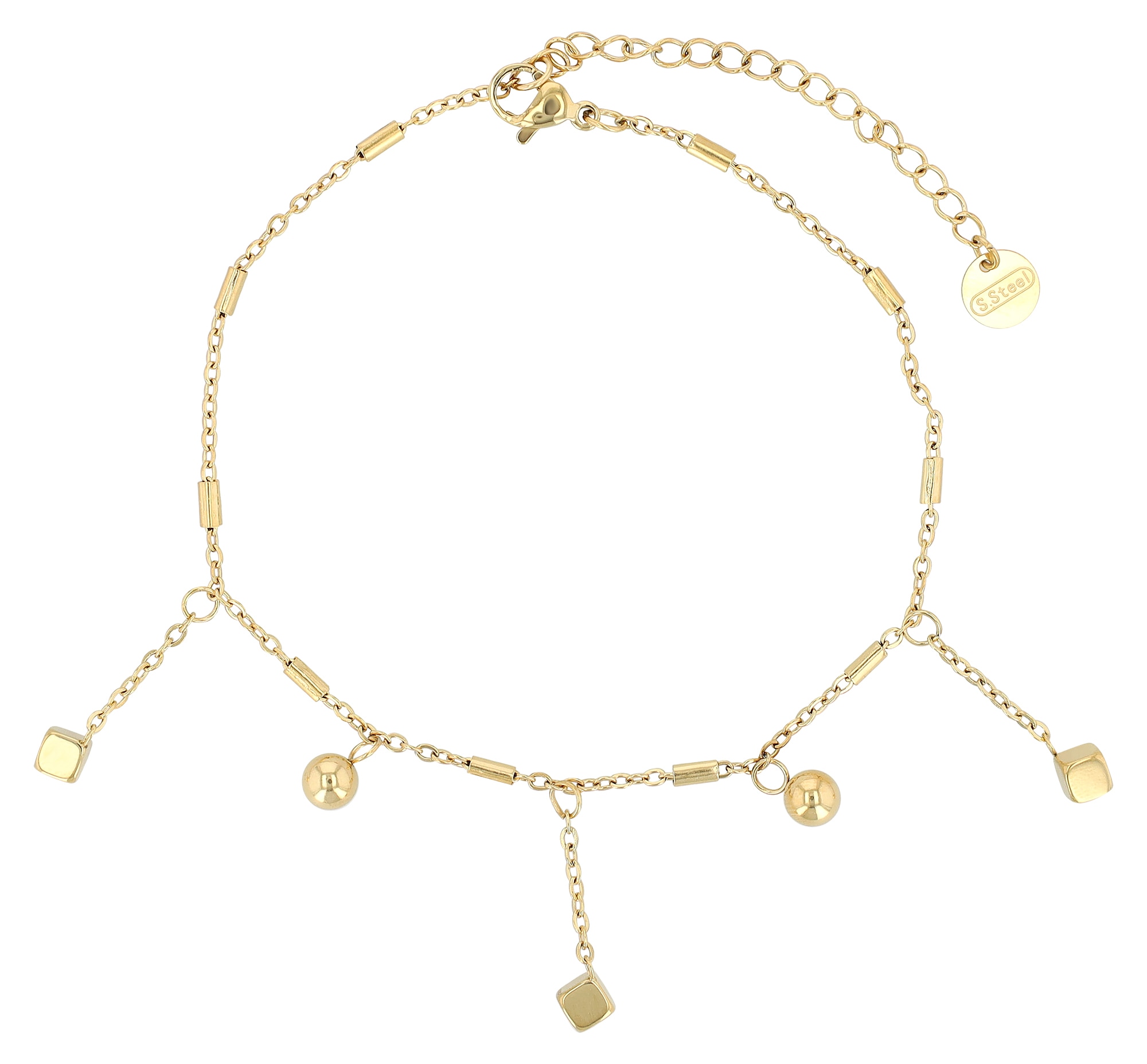 Adelia´s Fußkette »Damen Fußkettchen ¿ aus Edelstahl«