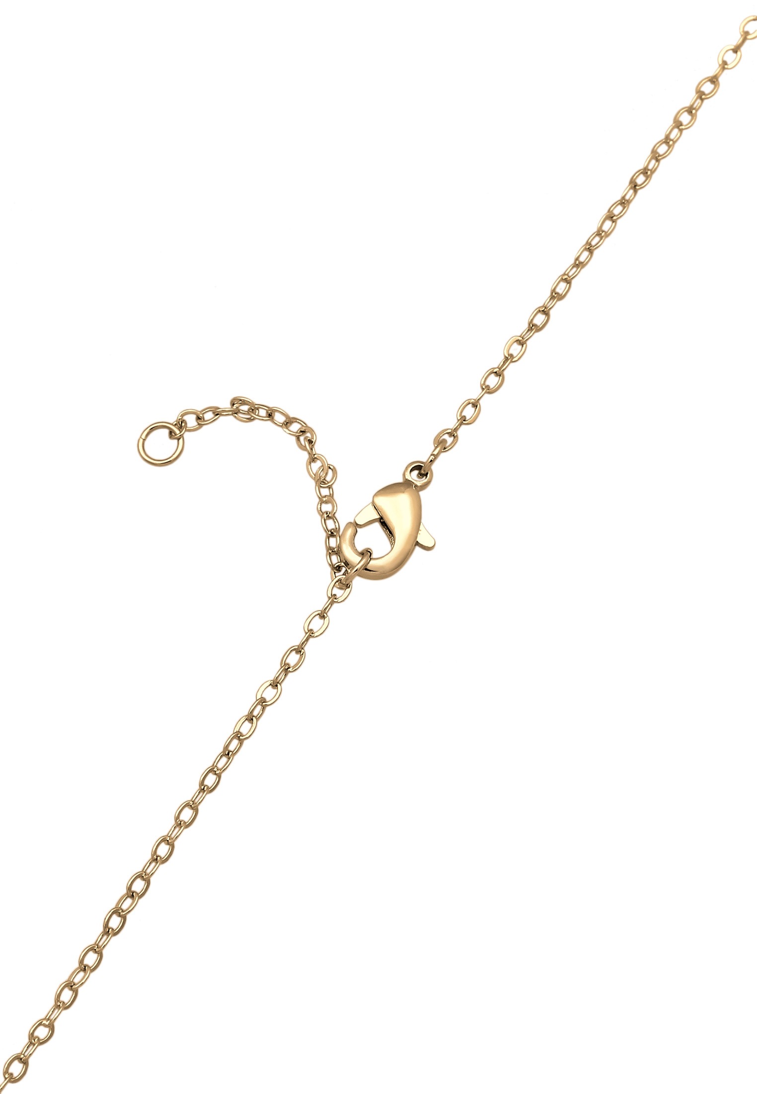 Elli Kette mit Anhänger »Halskette Tropfen Silberfarben Chunky Look«
