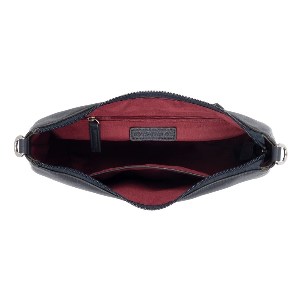 TOM TAILOR Handtasche »Tatiana« fein gewebter dreifarbiger Gurtband mit harmonischem „T“´Logodruck