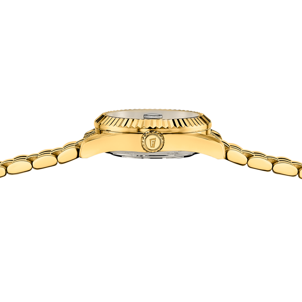 Festina Quarzuhr »Classic Steel« Armbanduhr, Damenuhr, Swiss Made, Edelstahlarmband, analog, Tag