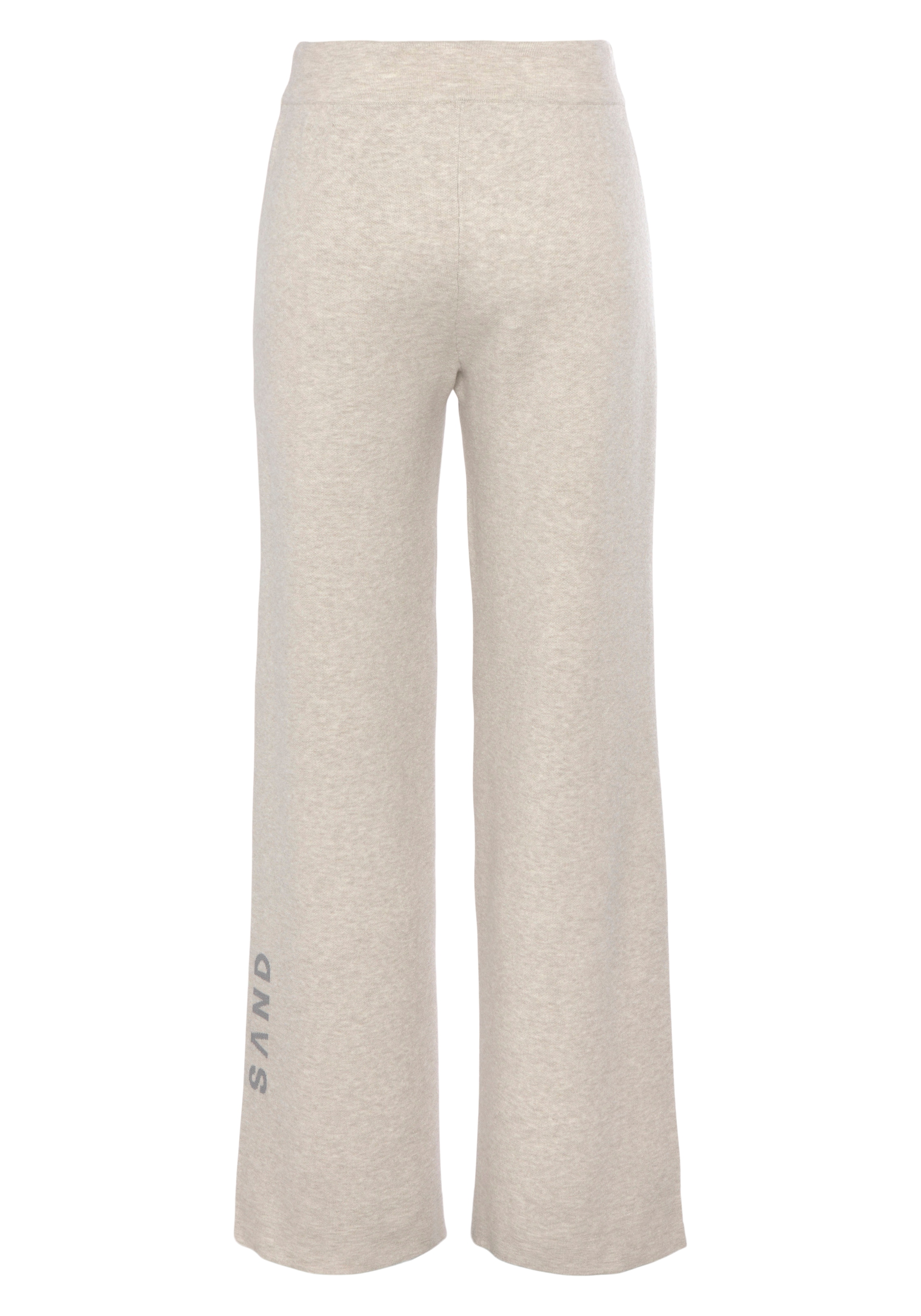 Elbsand Strickhose »-Loungehose«, mit weitem Bein, Loungewear