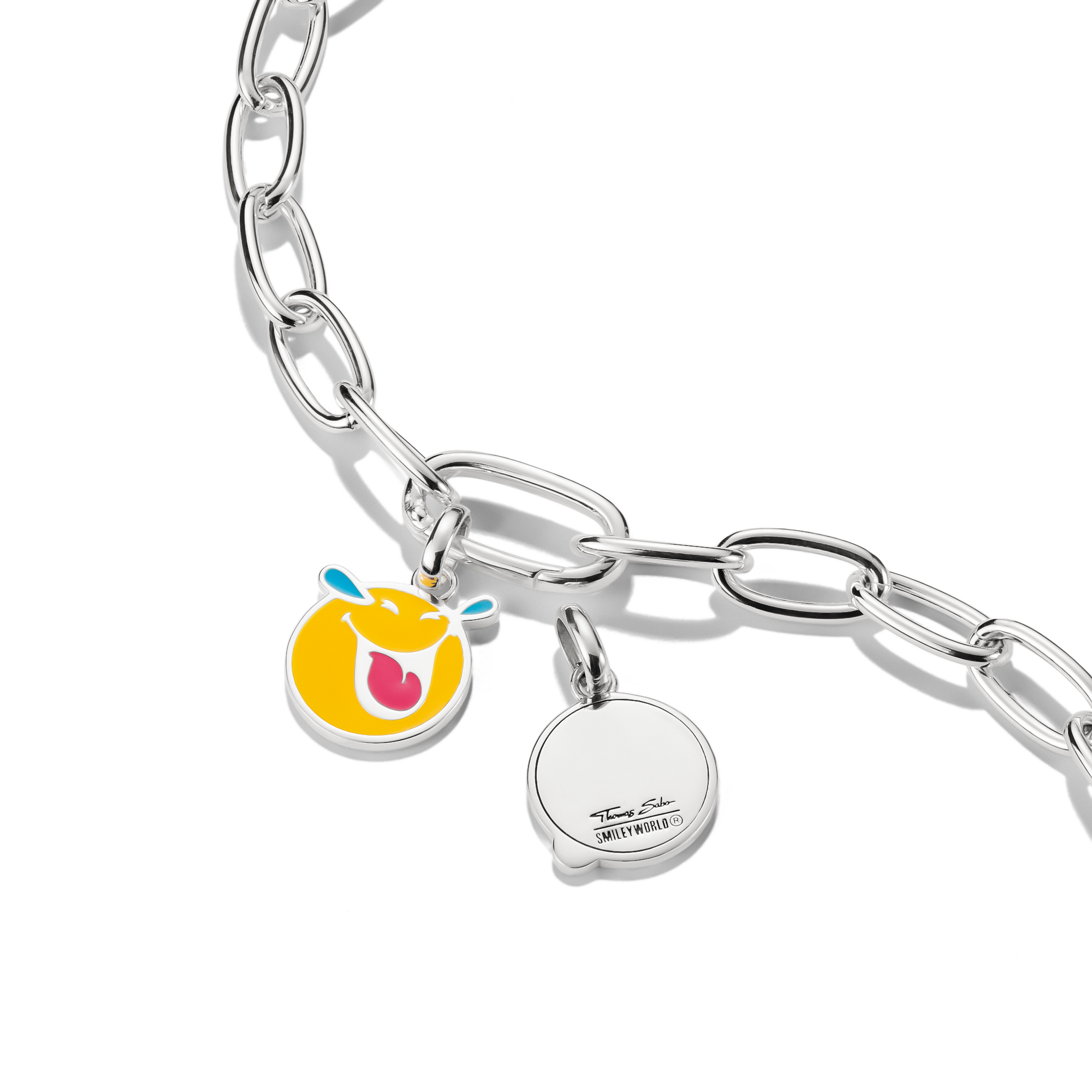 THOMAS SABO Charm-Einhänger »SMILEYWORLD®Cheeky Charm - Connect«