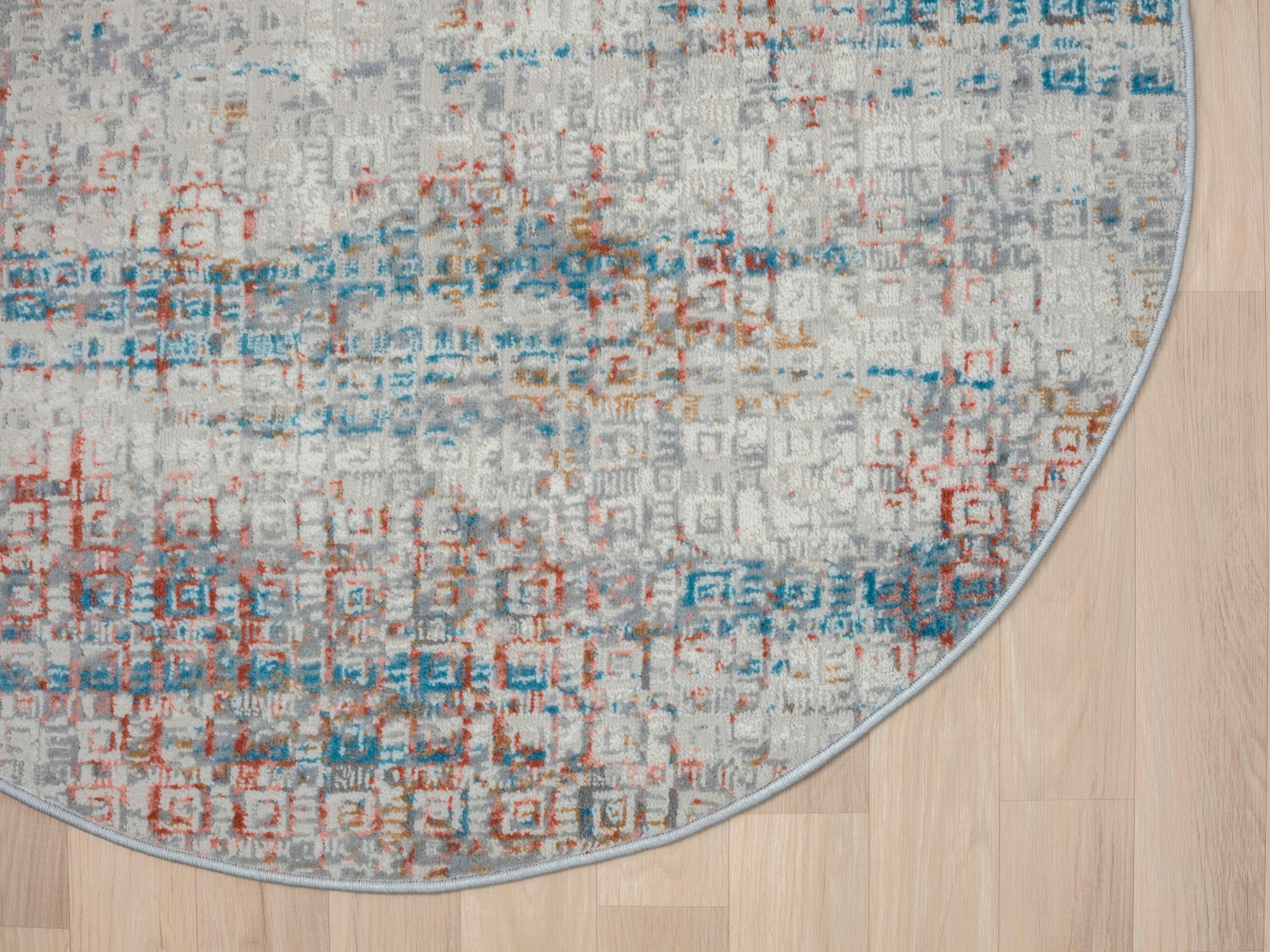 Myflair Möbel & Accessoires Teppich »My Look«, rund, Kurzflor, Ethno-Design, besonders weich durch Microfaser
