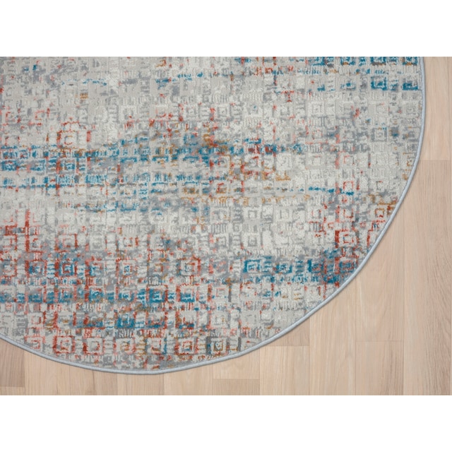 Myflair Möbel & Accessoires Teppich »My Look«, rund, Kurzflor, Ethno-Design,  besonders weich durch Microfaser online bei OTTO
