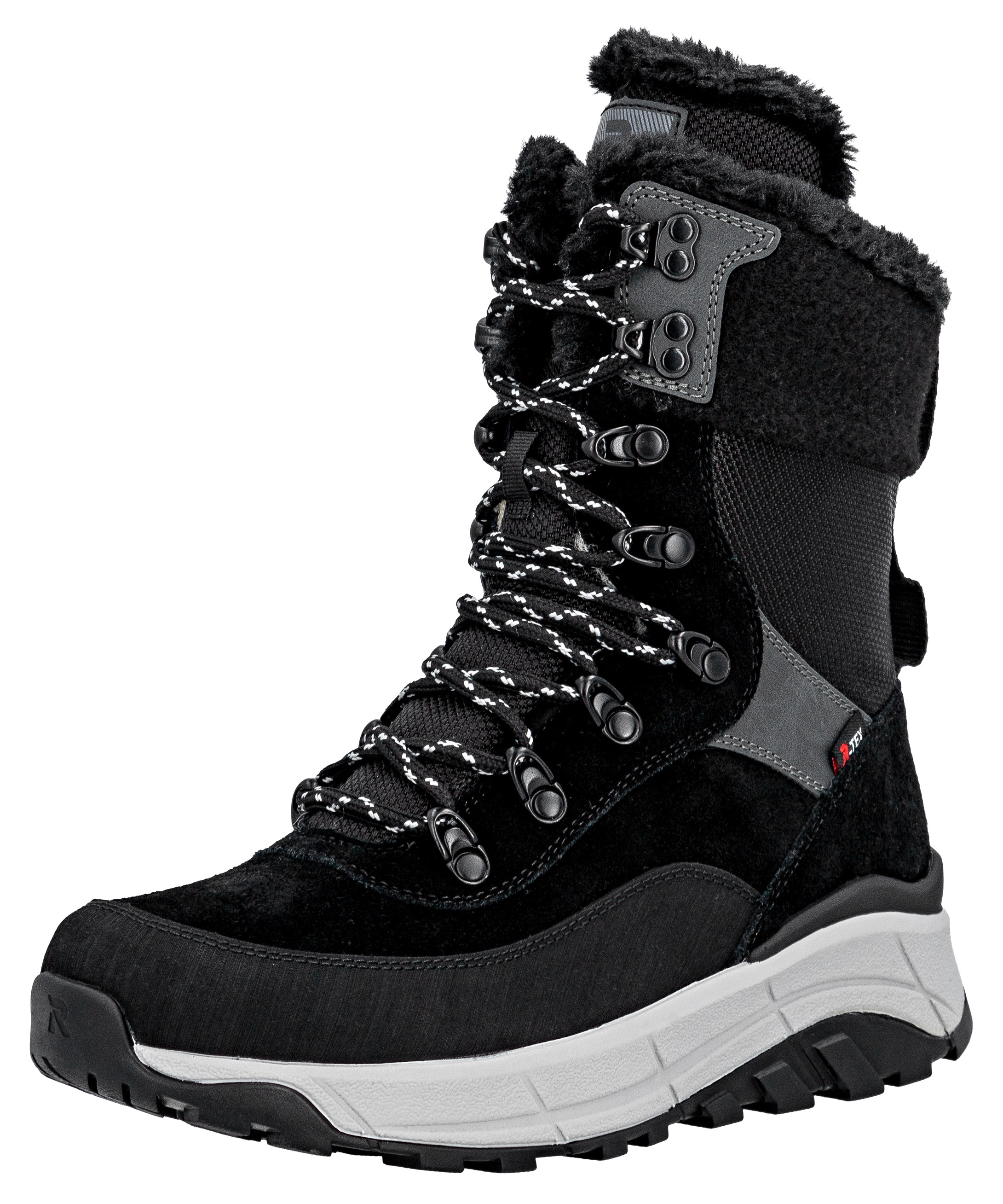 RIEKER Sport Winterboots, Schneeboots, Outdoorstiefelette, TEX Ausstattung, Fiber Grip Sohle