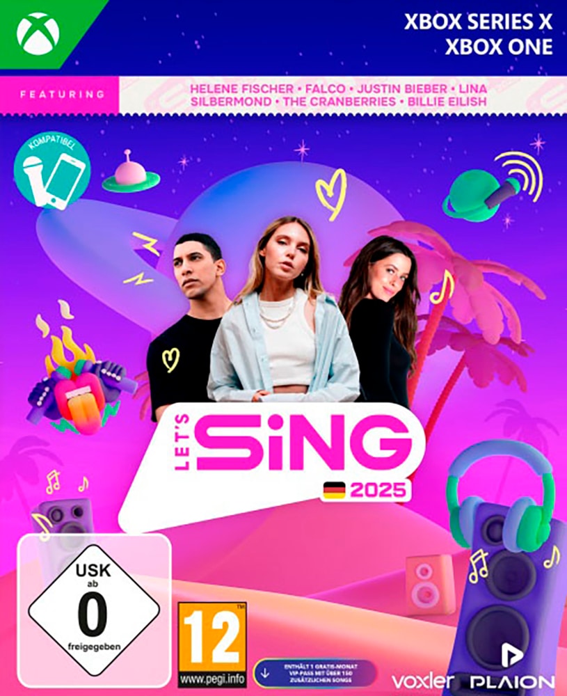 Spielesoftware »Let's Sing 2025 German Version«, Xbox Series X-Xbox One