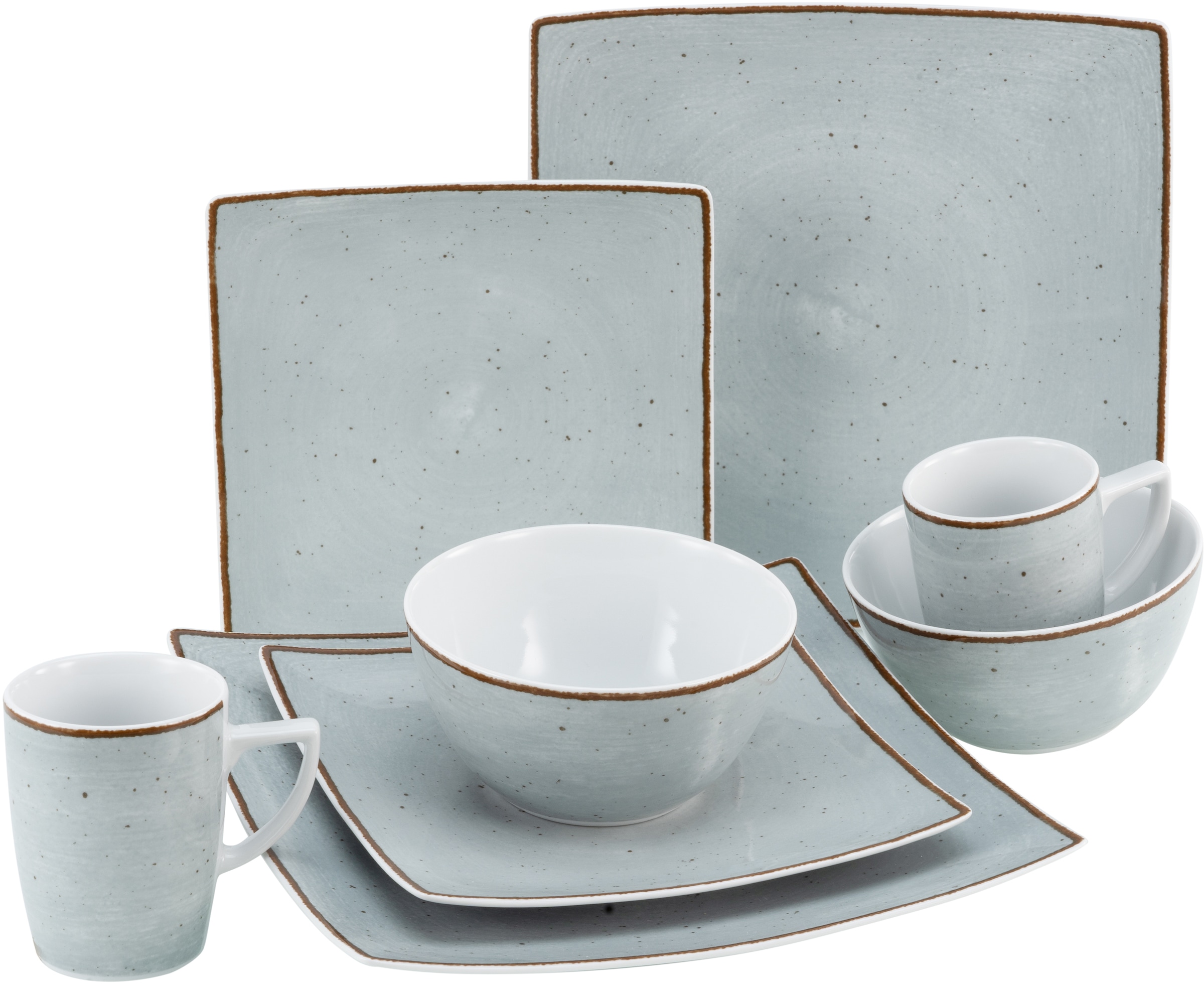 CreaTable Kombiservice »Geschirr-Set online (Set, Set, Europe, 8 2 Kaffeeservice OTTO Nature«, Service, Made Elegance Personen), für Teile, 2 tlg., 8 Form, kaufen in elegante Tafelservice Vintage für im und New Personen bei