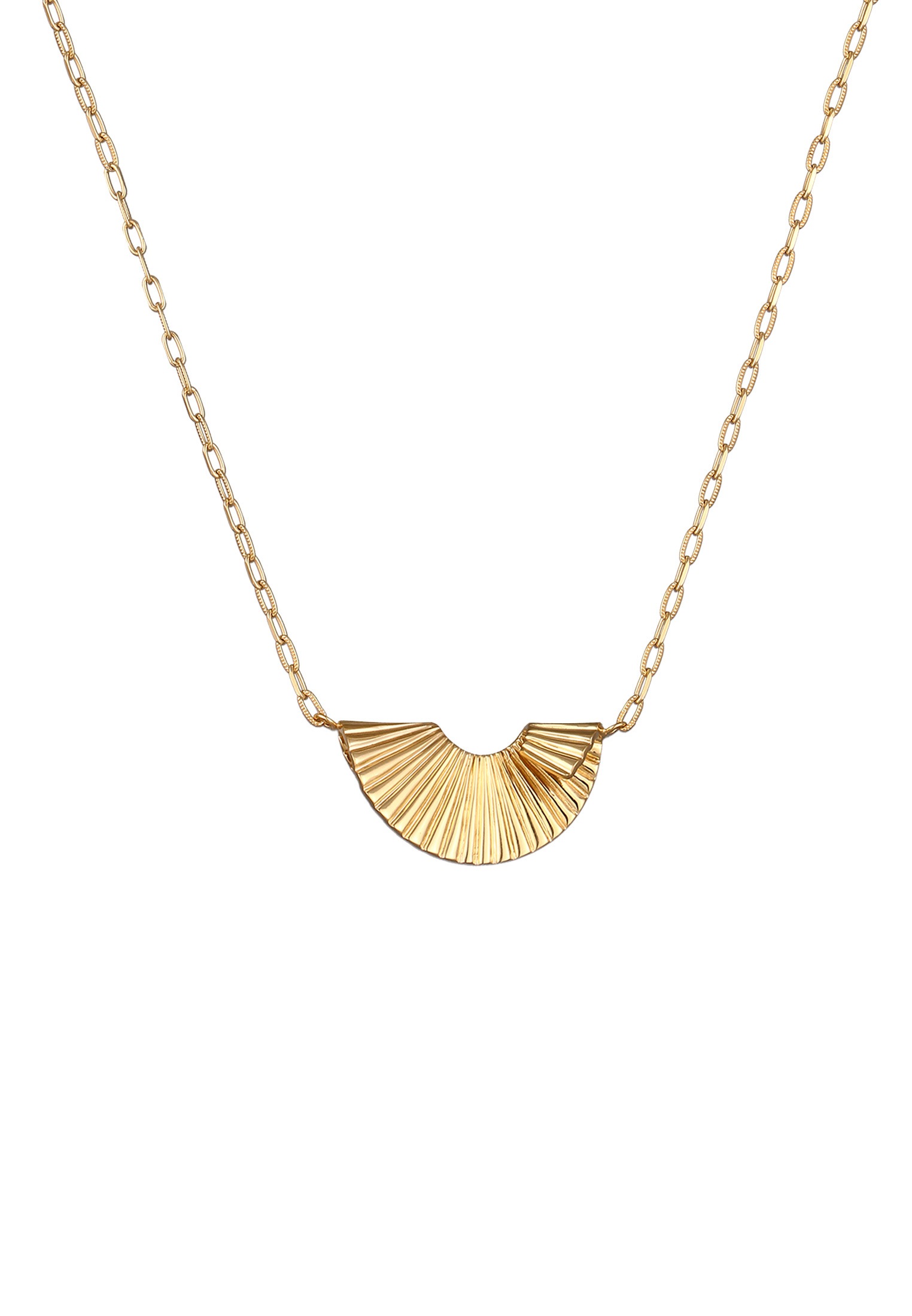 Elli Premium Kette mit Anhänger »Halskette Anhänger Organische Form Trend 925 Sterling Silber«