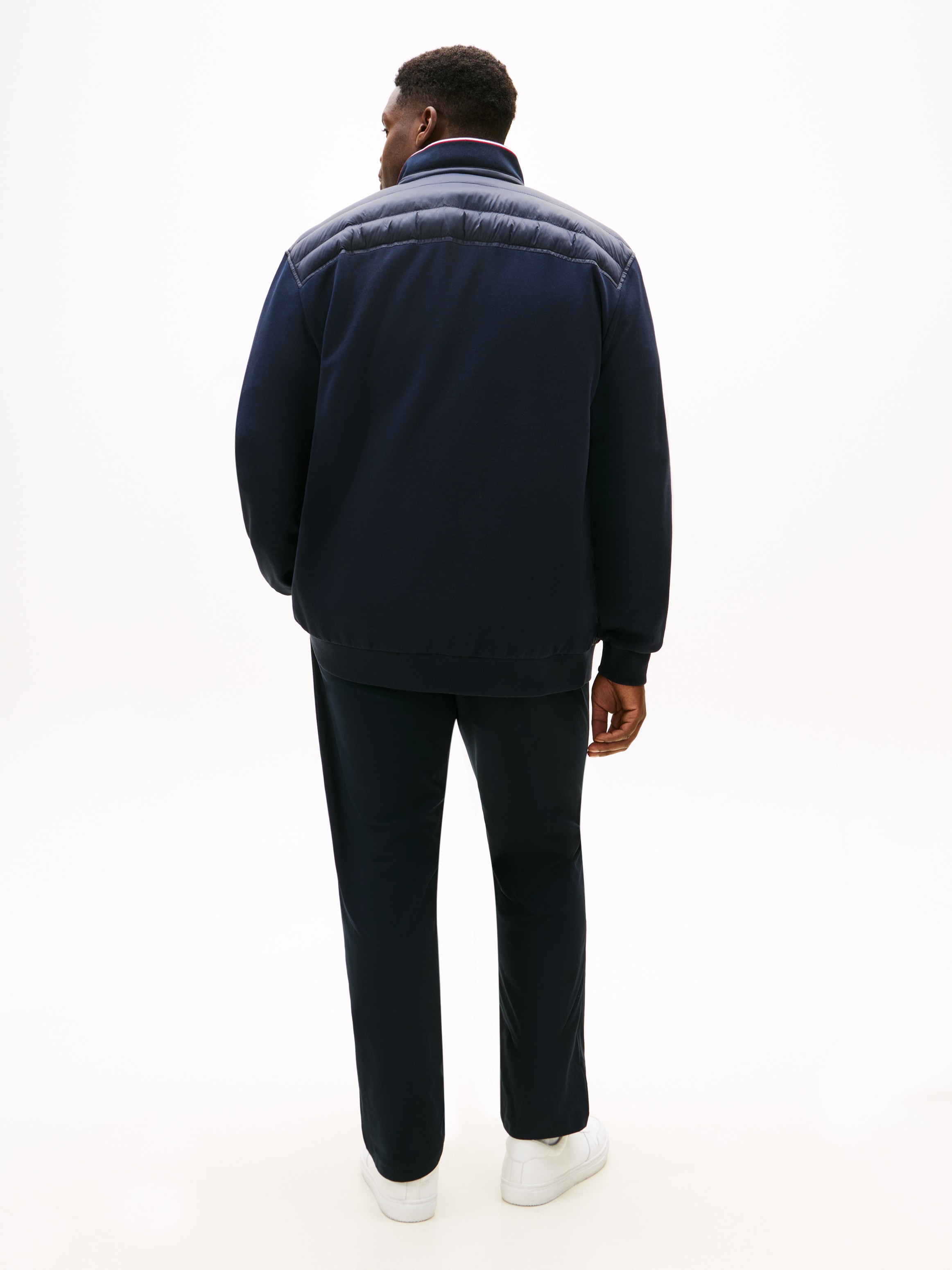 Tommy Hilfiger Big & Tall Sweatjacke »BT-MIX MEDIA STAND CLLR-B«