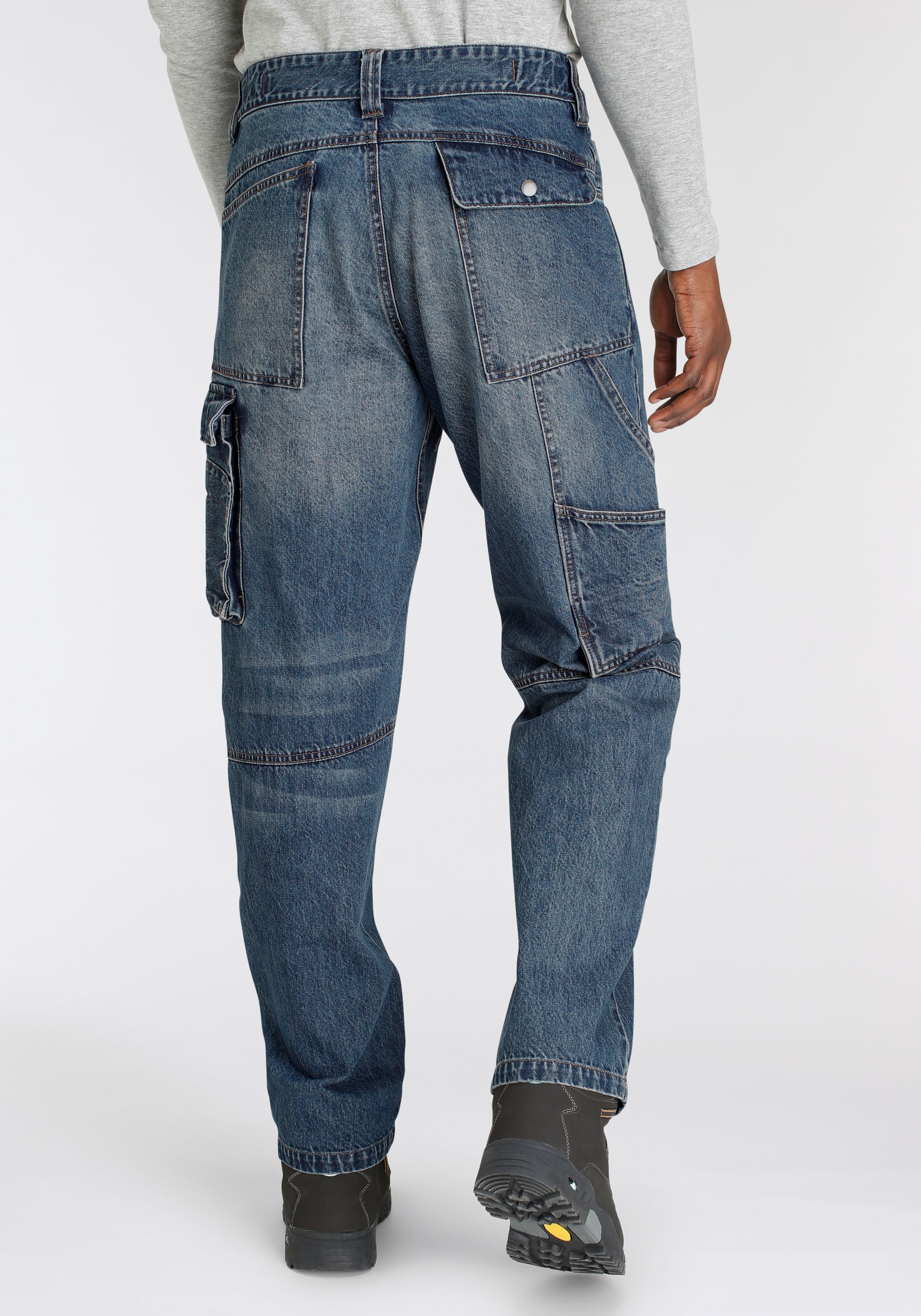 Northern Country Arbeitshose »Multipocket 9 online Jeansstoff, praktischen dehnbarem robuster bei Jeans«, 100% Taschen mit kaufen (aus comfort Baumwolle, Bund, fit), OTTO mit