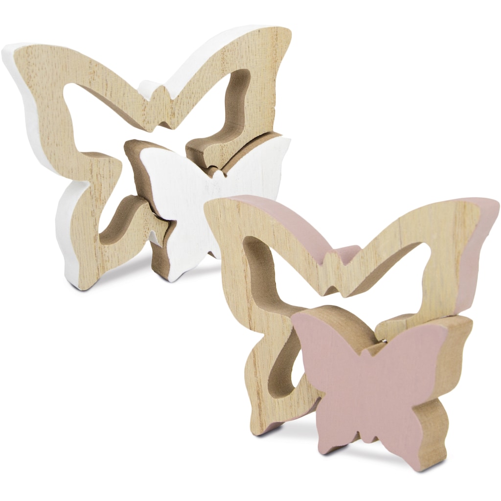 RIFFELMACHER & WEINBERGER Osterfigur »Schmetterlinge«, aus Holz, bemalt