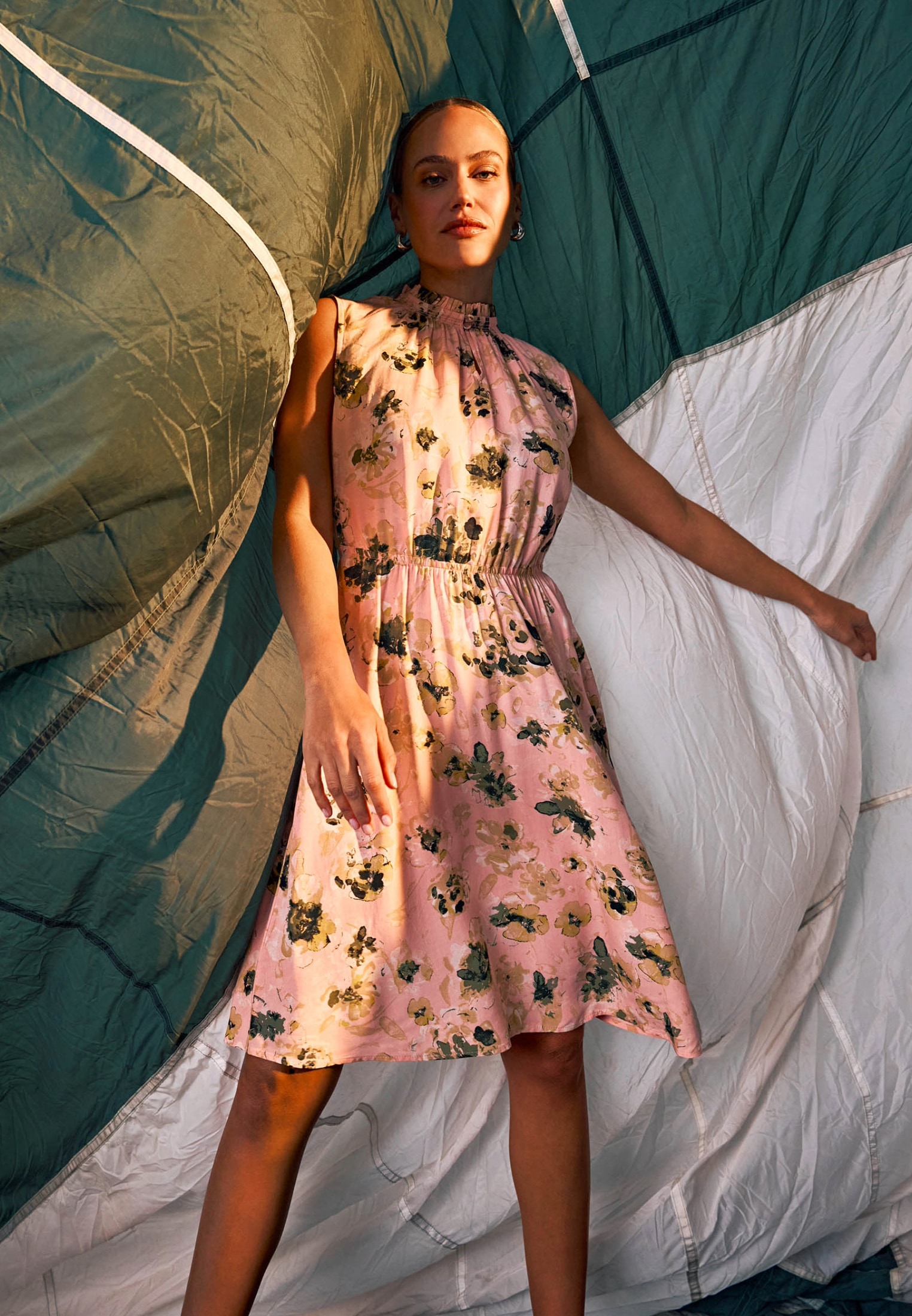 Zero Minikleid »Minikleid mit hohem Kragen«