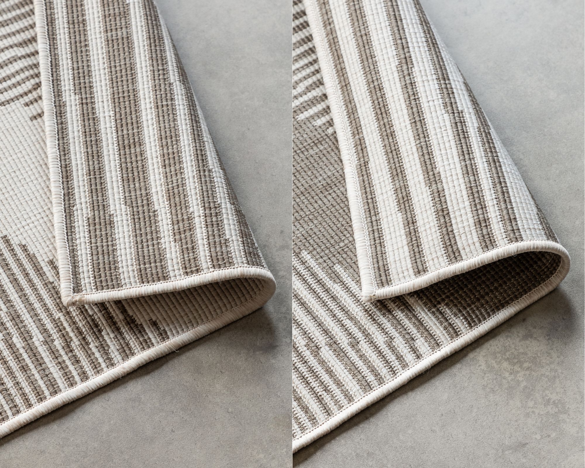 ELLE DECORATION Teppich »Rhombus, In- und Outdoor«, rechteckig, 5 mm Höhe, Flachgewebe, In-& Outdoor, Modern, Wendeteppich, Balkon, Wohnzimmer