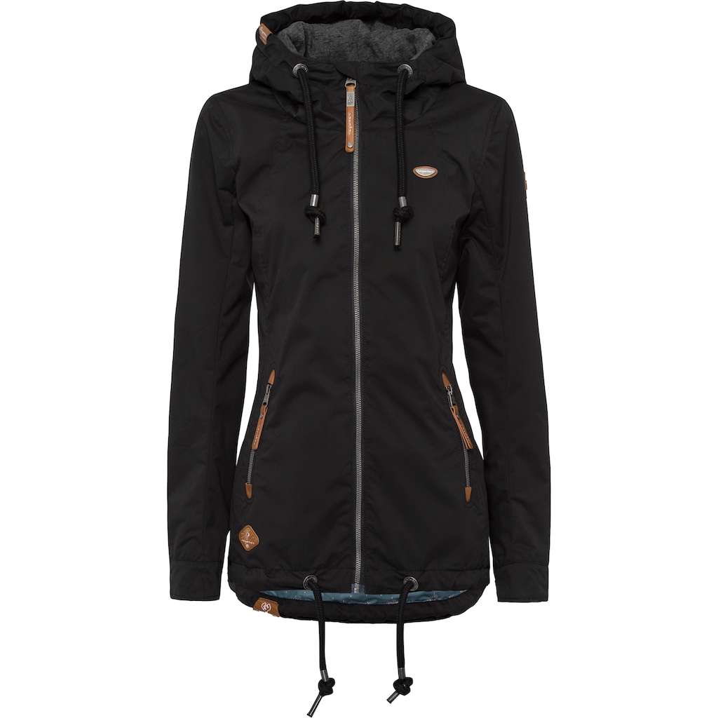 Ragwear Funktionsjacke »ZUZKA«, mit Kapuze, stylische Übergangs-Outdoor-Jacke Water repellent coating