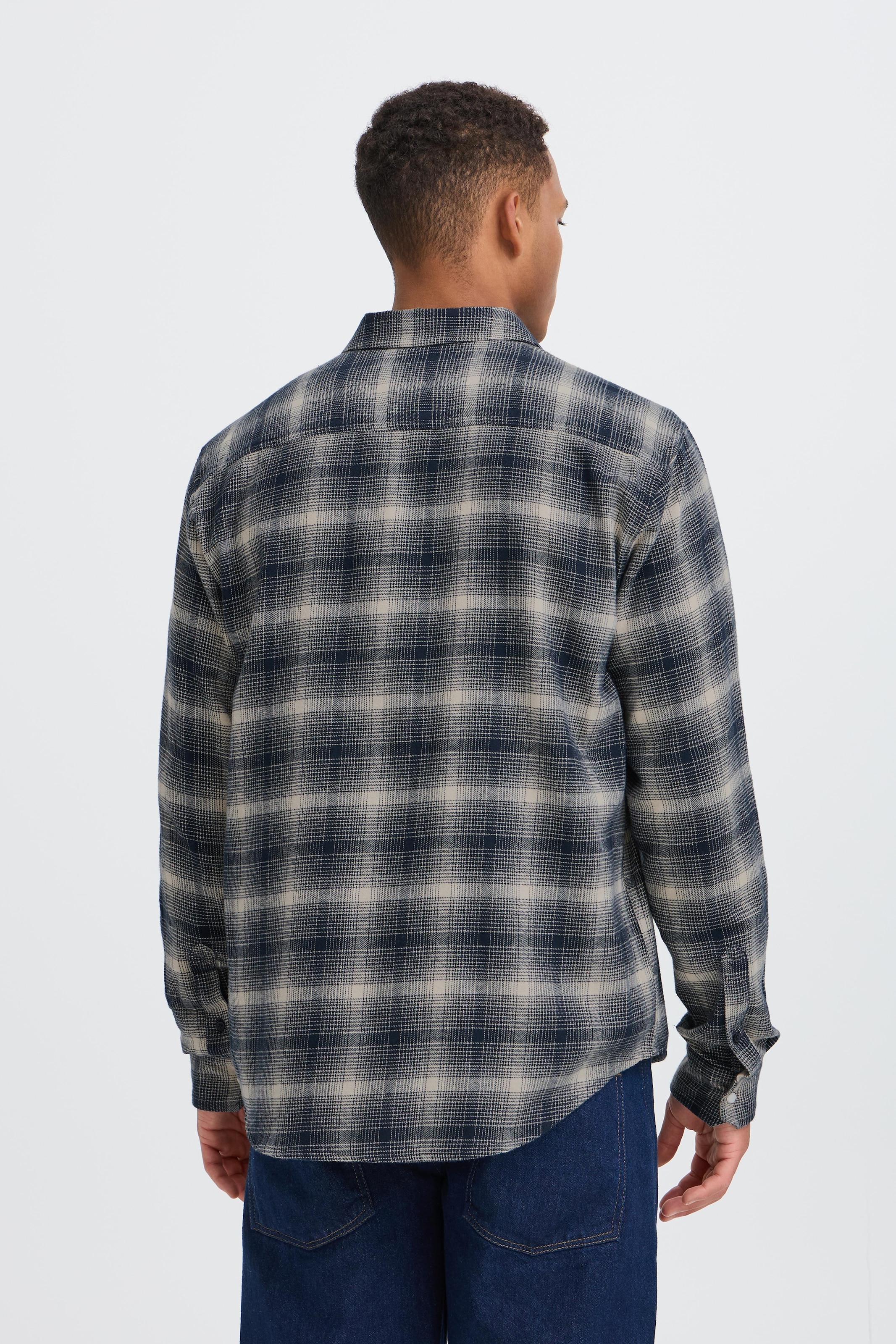 Blend Langarmhemd »BHCLINT SHIRT CHECK« Baumwolle, regular fit