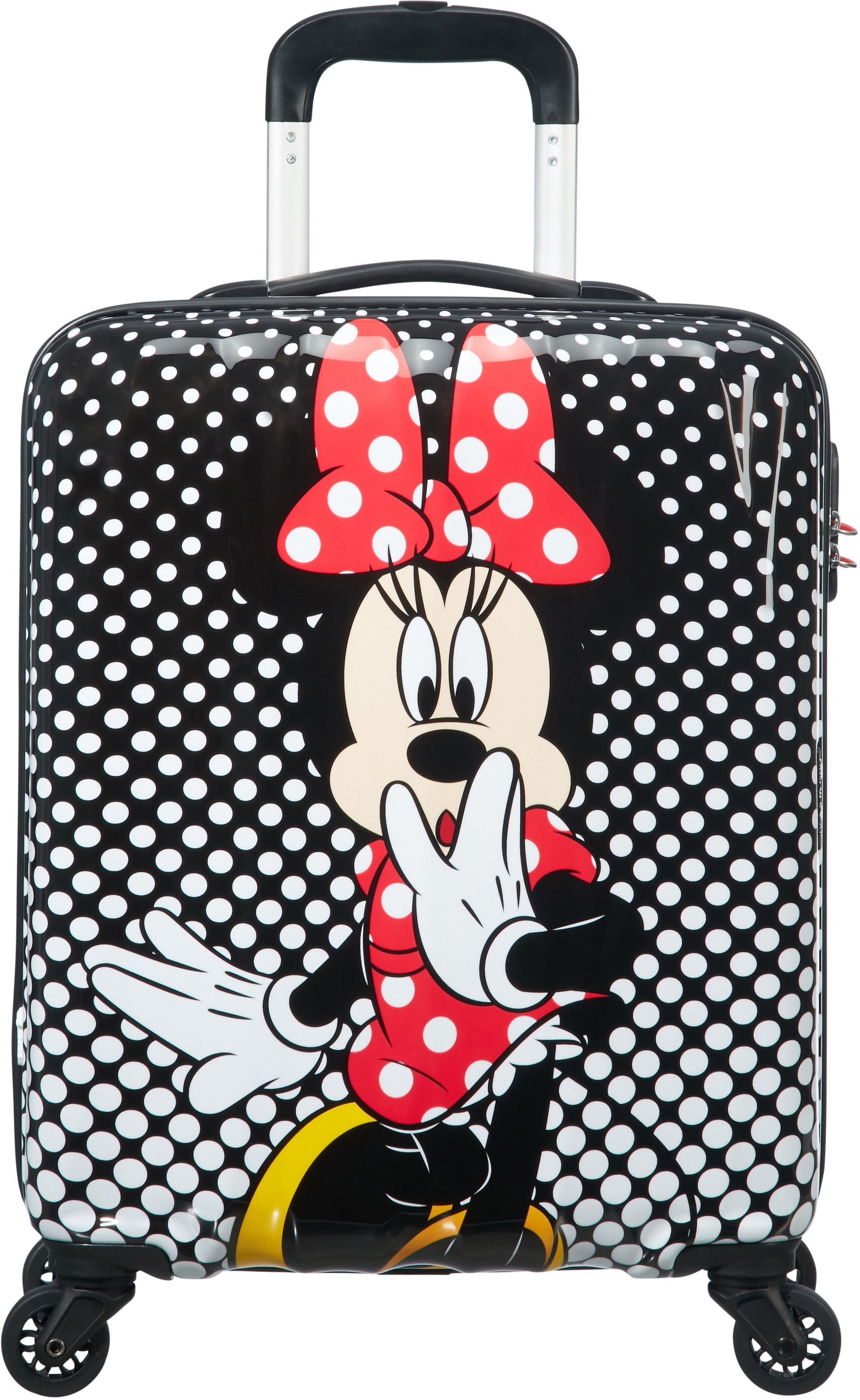 Hartschalen-Trolley »Disney Legends, Minnie Mouse Polka Dot, 55 cm«, 4 St. Rollen,...