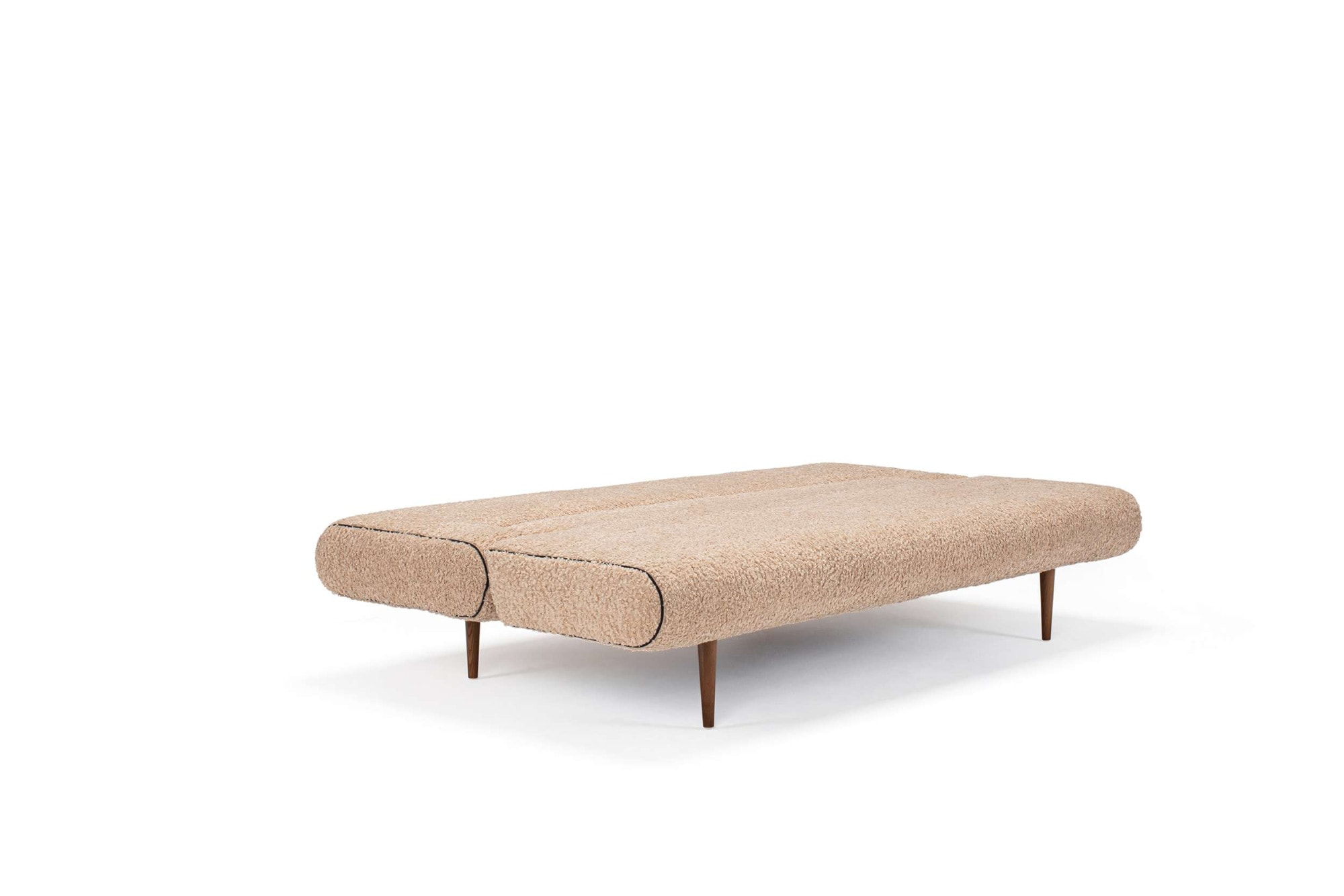 INNOVATION LIVING ™ Schlafsofa »Unfurl Bettsofa, Klappsofa, Gästebett, Couch, Schlaffunktion«, 3-stufig klappbar, Teddy Stoff, bequem, als Dauerschläfer geeignet