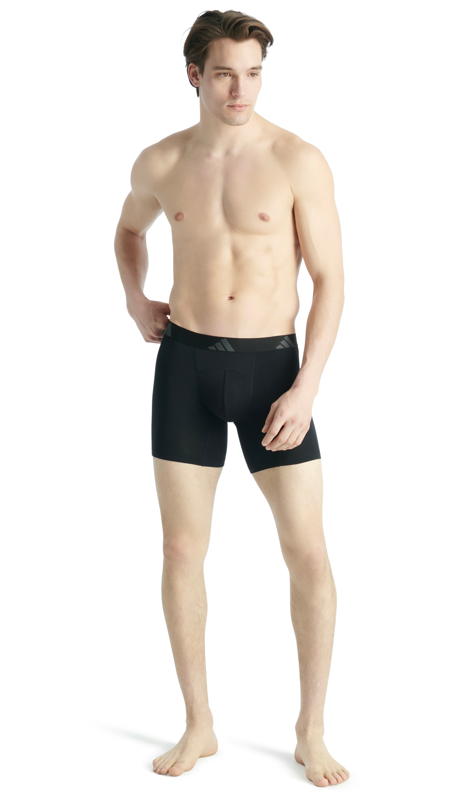 adidas Sportswear Boxershorts »"Active Flex Cotton Ergonomic"«, (2er Pack), Belüftete Mesh-Rückenpartie und -Schritt