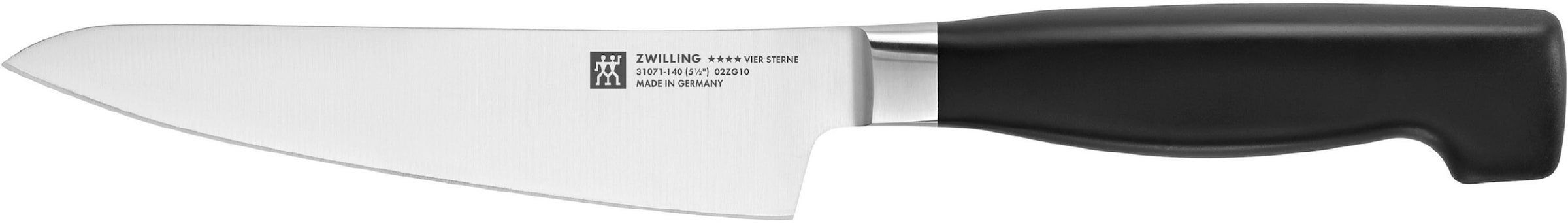 Kochmesser »VIER STERNE«, (1 tlg.), compact, Klingenlänge 14 cm