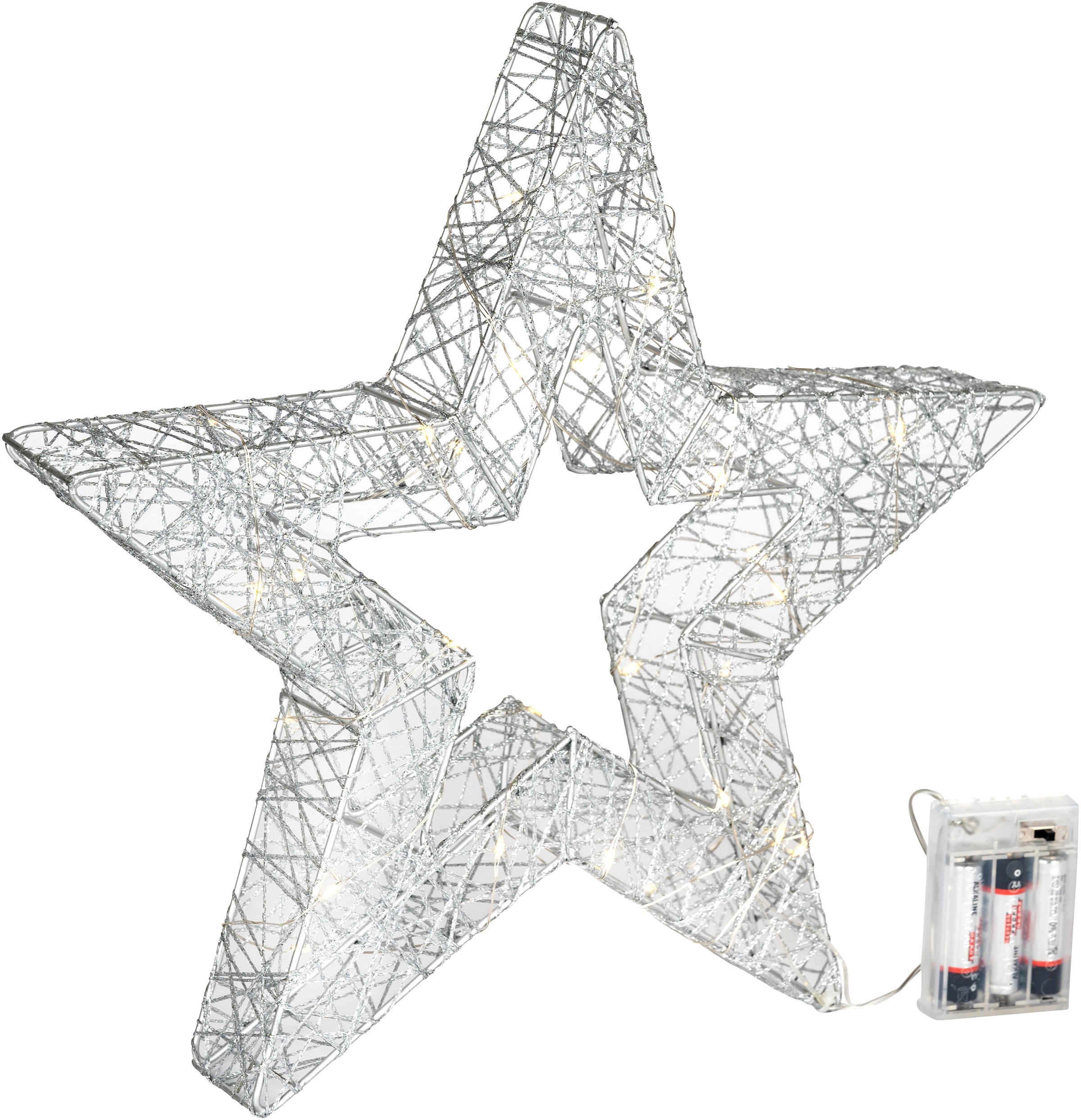 mit OTTO »Weihnachtsstern, stromsparende Stern LED Weihnachtsdeko«, bei 40 LEDs Star-Max flammig-flammig, 40