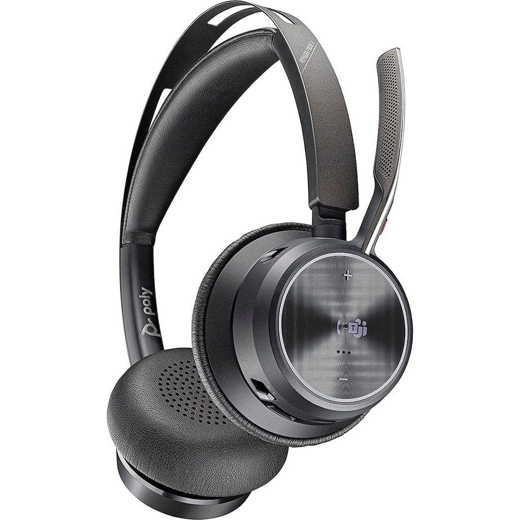 Poly Wireless-Headset »Voyager Focus UC«, Bluetooth, Noise-Cancelling