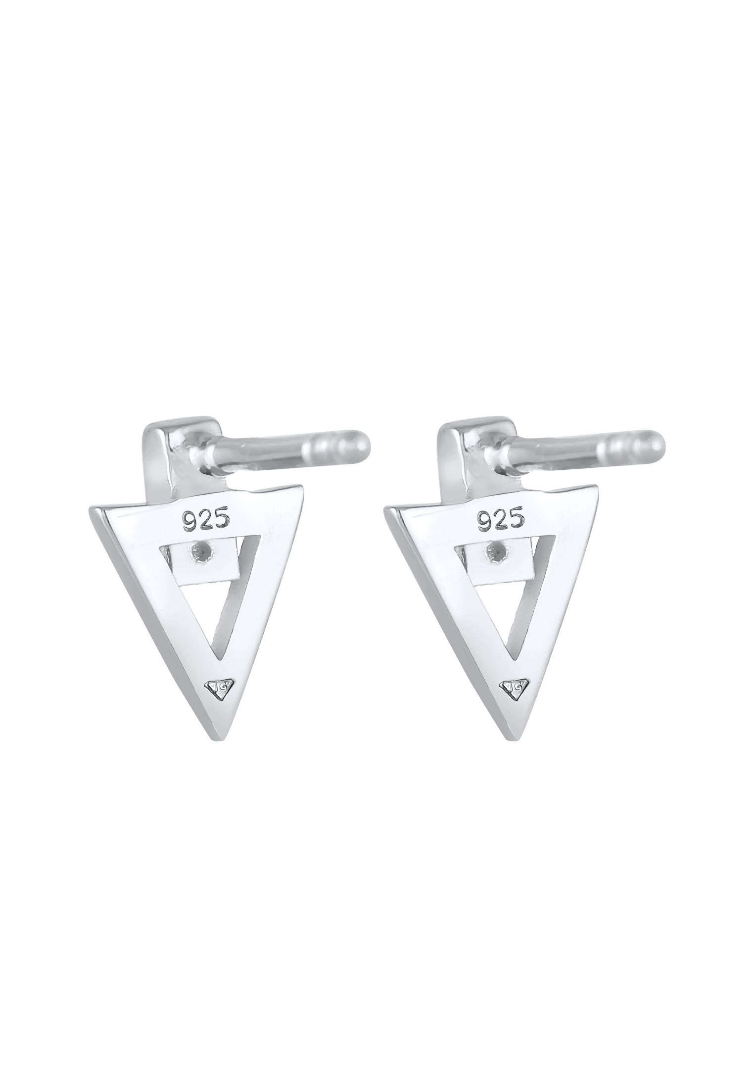 Elli Paar Ohrstecker »Ohrringe Stecker Dreieck Zirkonia 925 Silber«