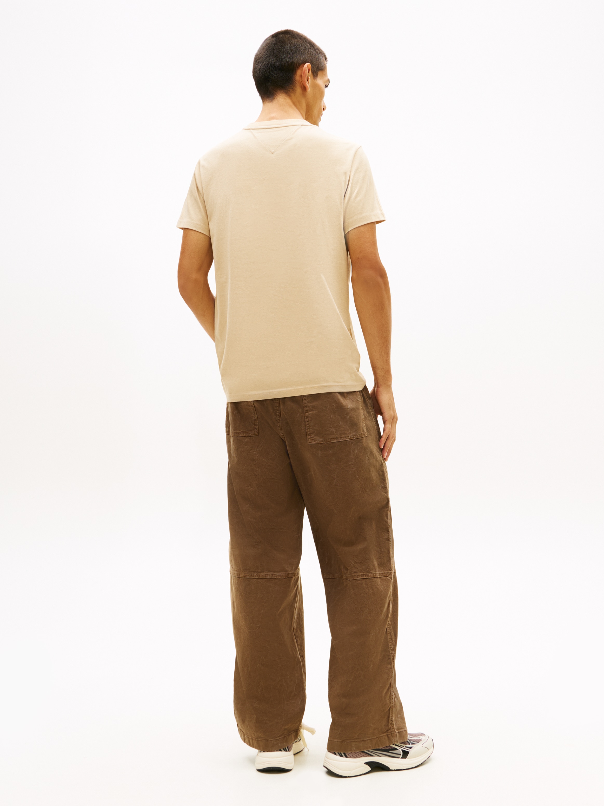 Tommy Jeans T-Shirt »TJM SLIM FIT SIGN CHEST« mit Markenprint