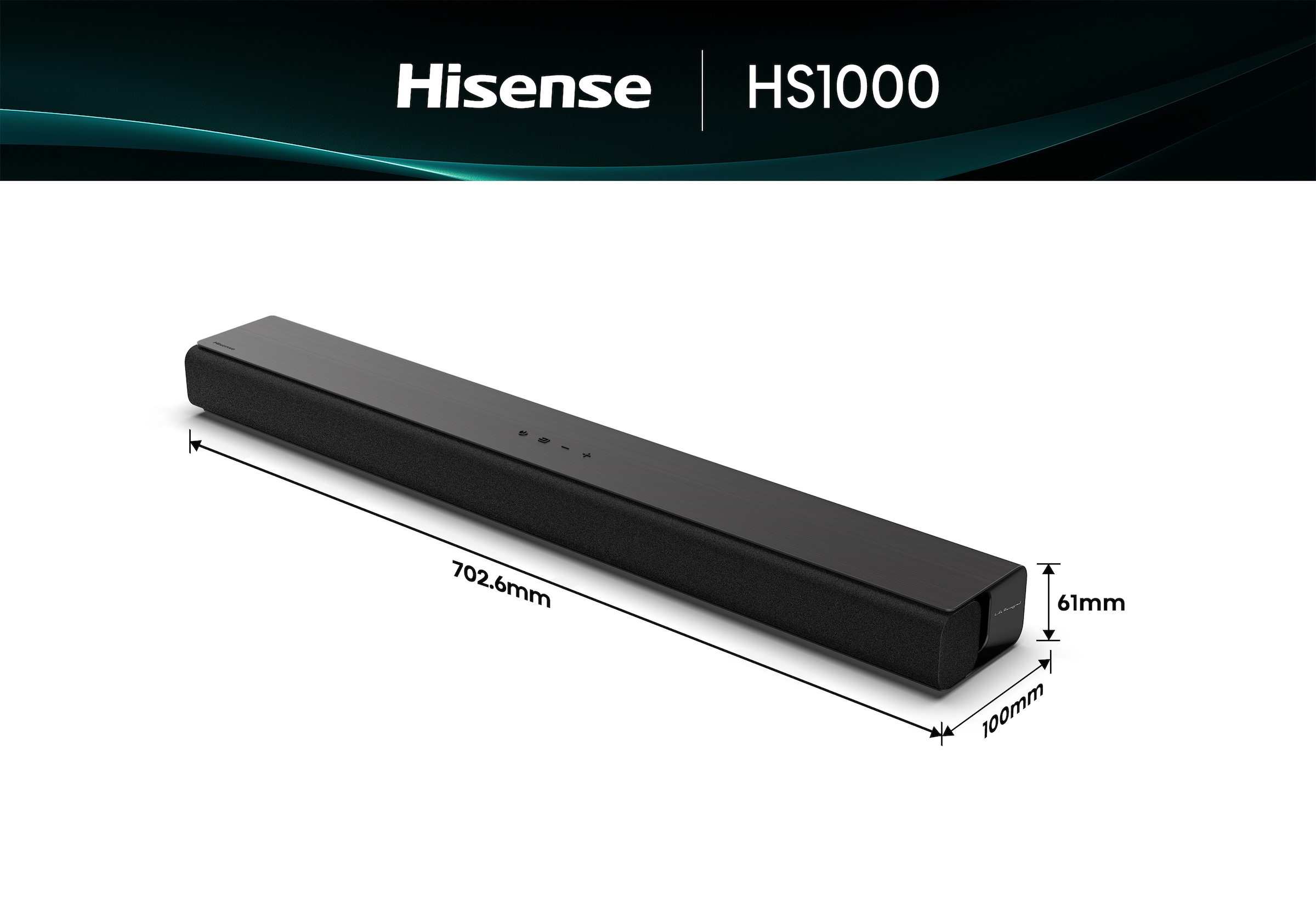 Hisense Soundbar »HS1000«, (1 St.)