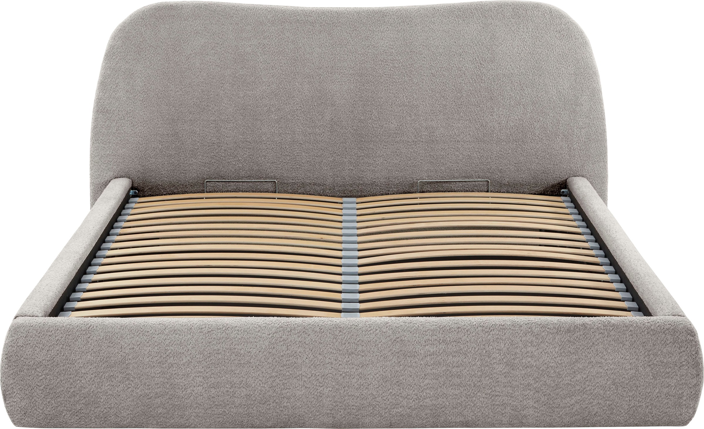 ATLANTIC home collection Polsterbett »Sophie«, mit oder ohne Stauraum, hochwertiger Bouclé-Bezug